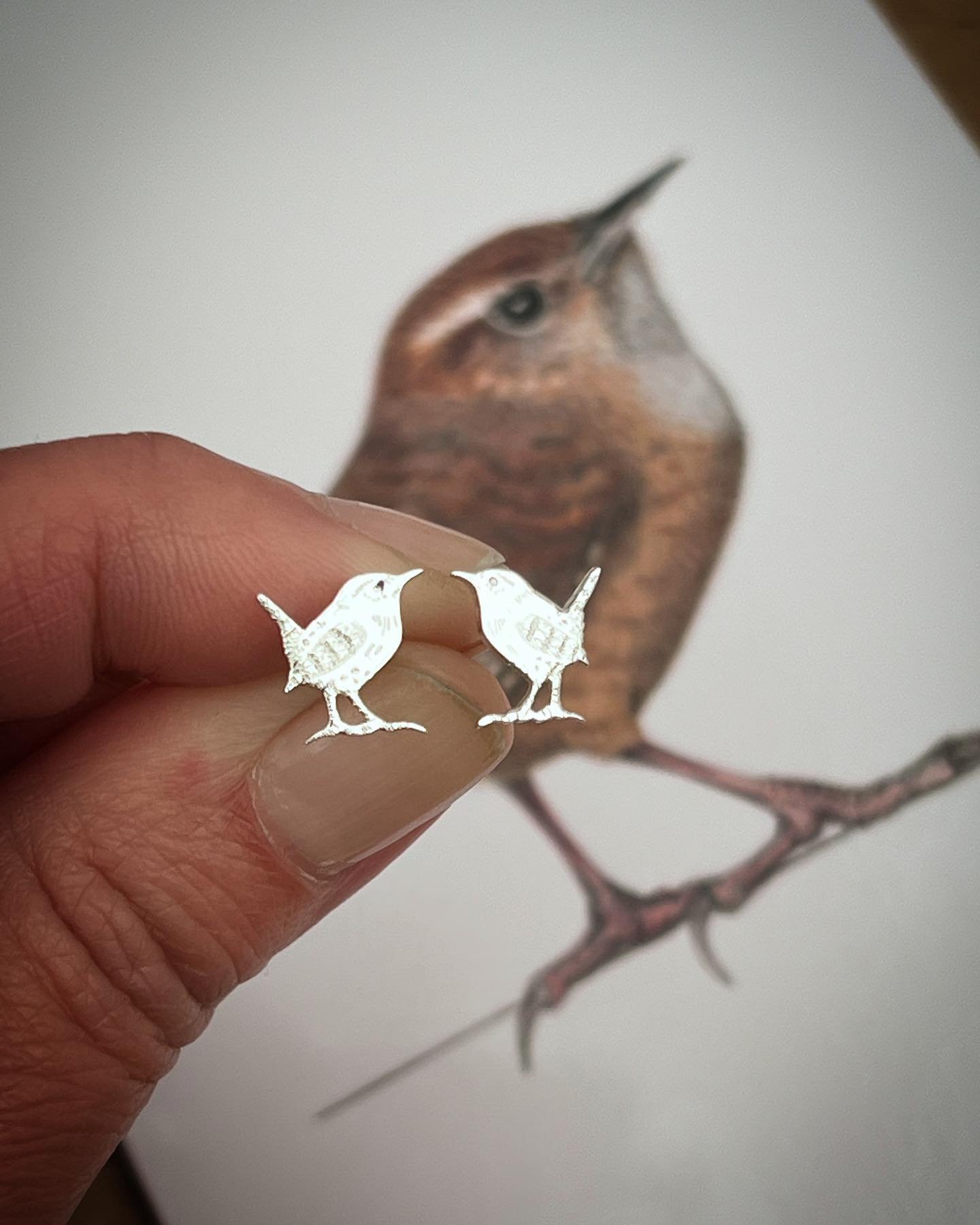 Its the second day of the #harrogateflowershow. 

The new wren collection is making its debut.

#handmadesilverjewelleryuk #madeinyorkshire #britishgardenbirds #springtime #wren #jennywren #wrenjewellery #inspiredbynature
