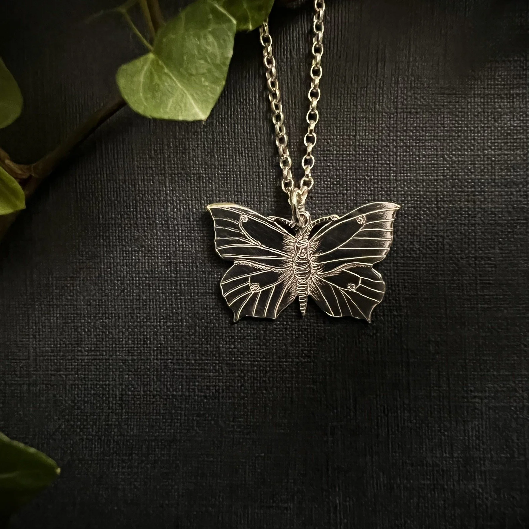 BRIMSTONE BUTTERFLY NECKLACE (SMALL)