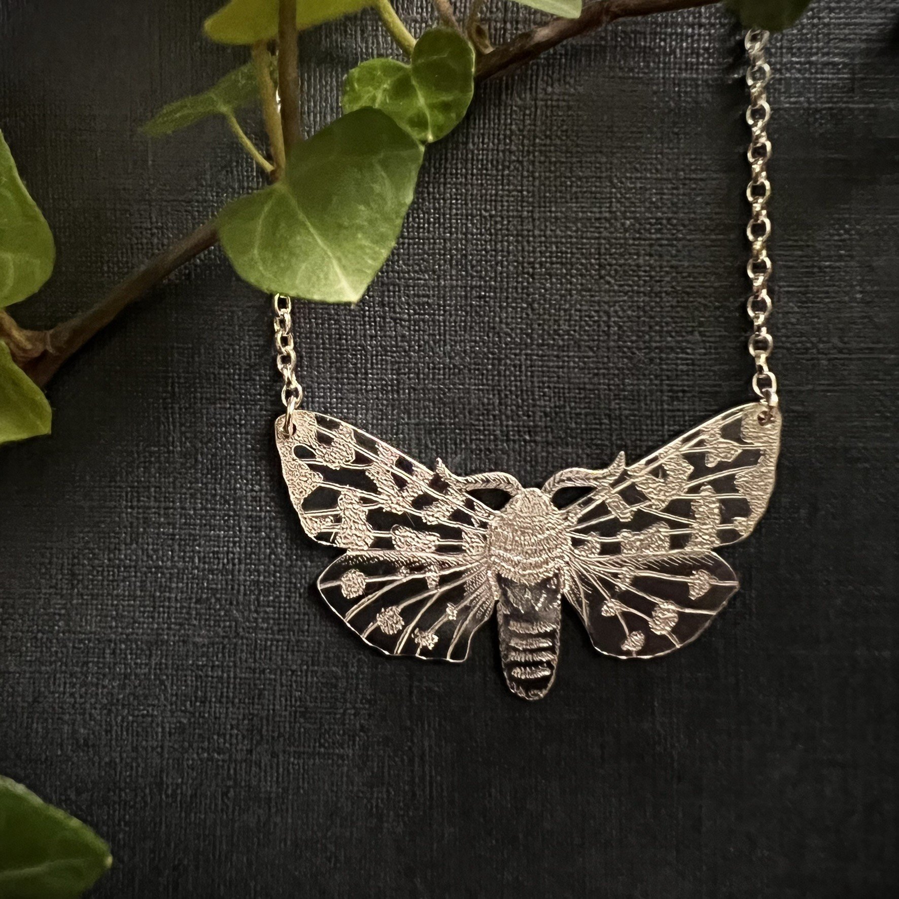 GARDEN TIGER MOTH NECKLACE