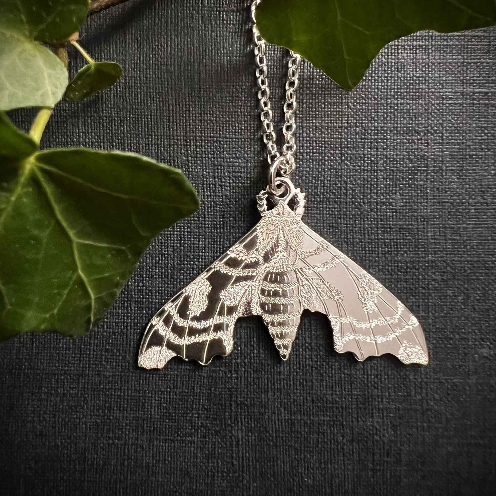 LIME HAWKMOTH NECKLACE