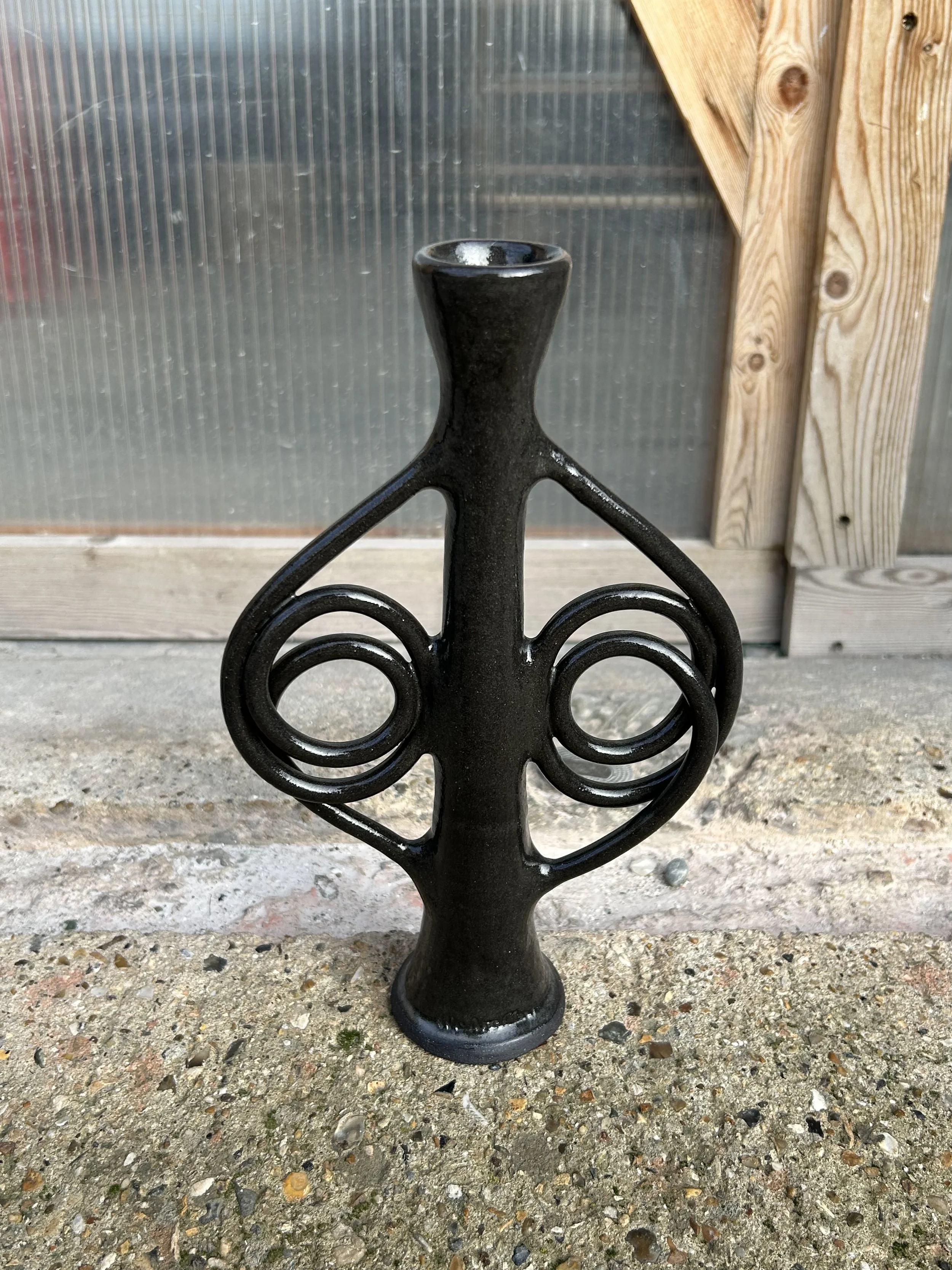 Sassy black candlestick