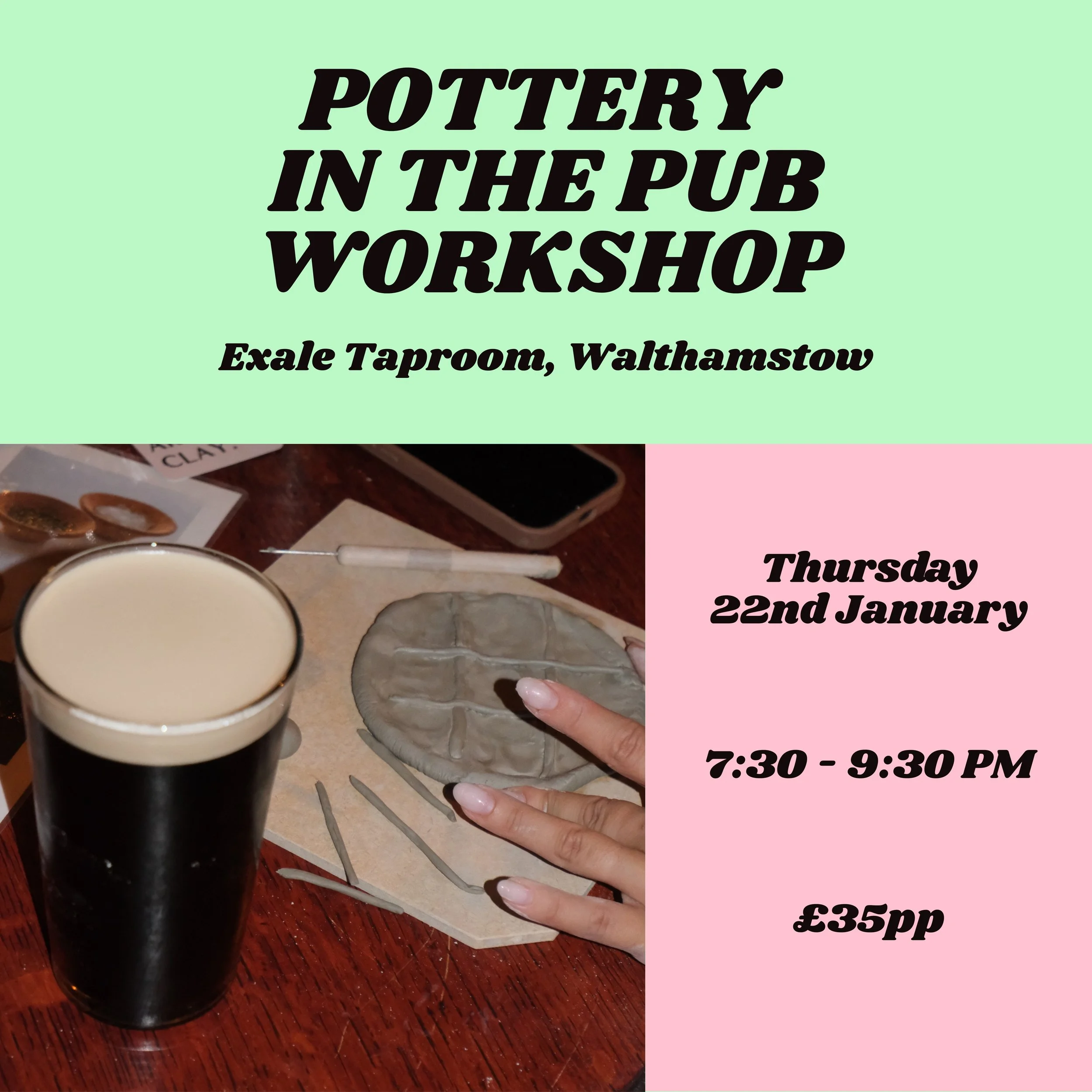 WE ARE CLAY x Florence Mytum workshop 22nd January 2026