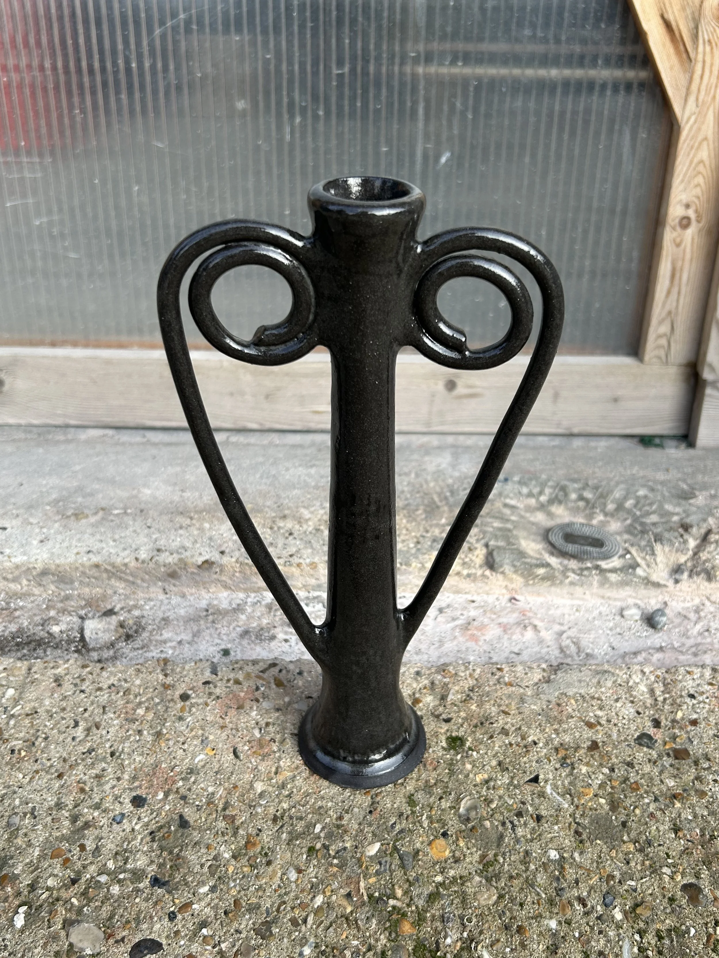 Black gothic candlestick