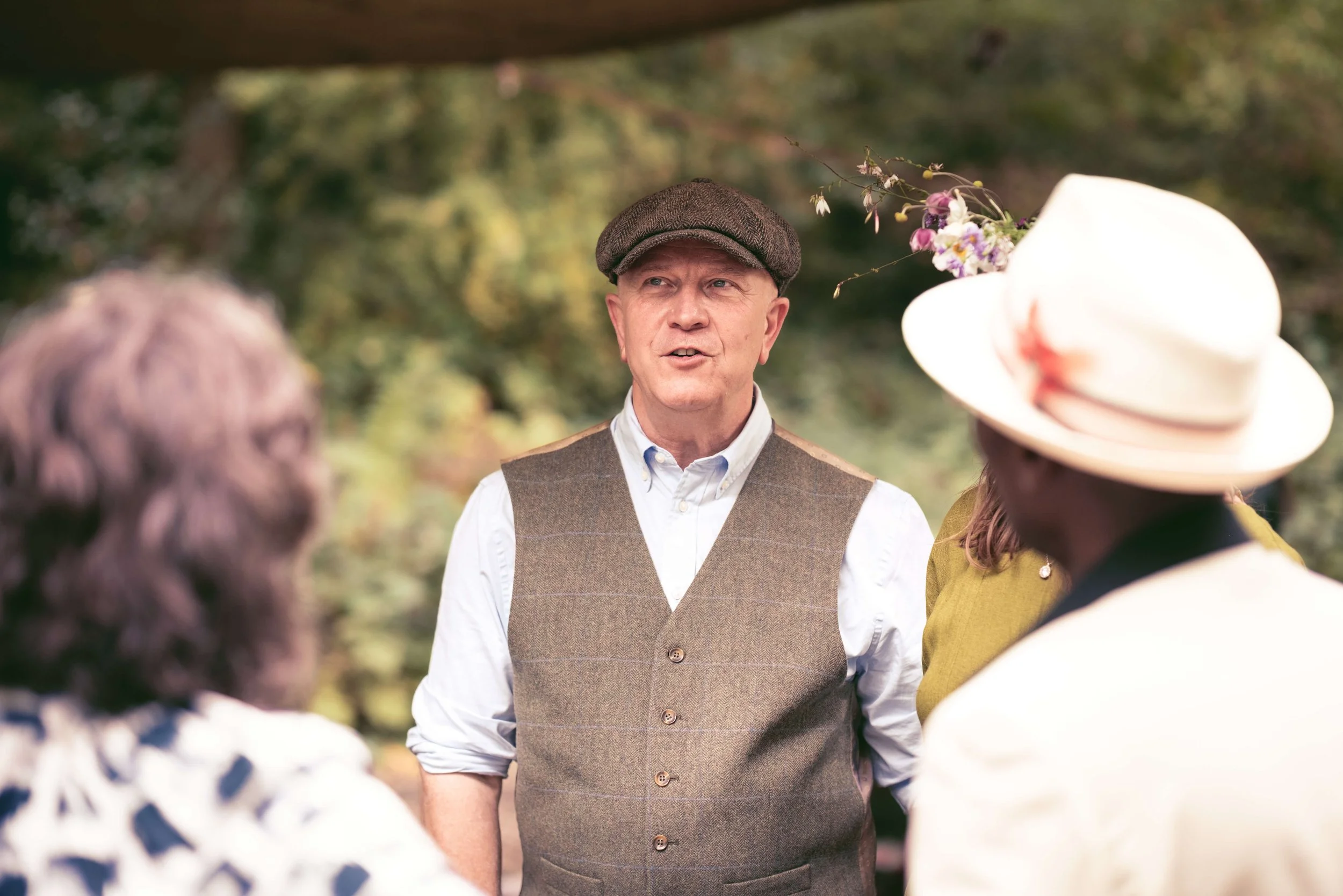 Forest husband at handfasting