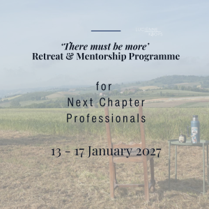 Programme Next Chapter Professionals— 13-17 January 2027 Italy: Full price € 2499,00, deposit 50% pay now
