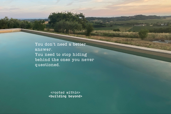 The new leadership gem: questioning what was never seen