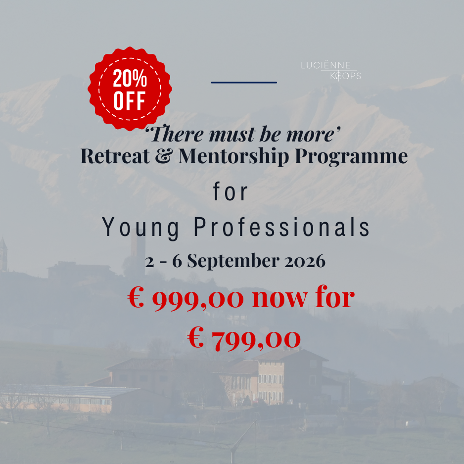 Programme Young Professionals— 2-6 September full price € 799,00, deposit 50% pay now