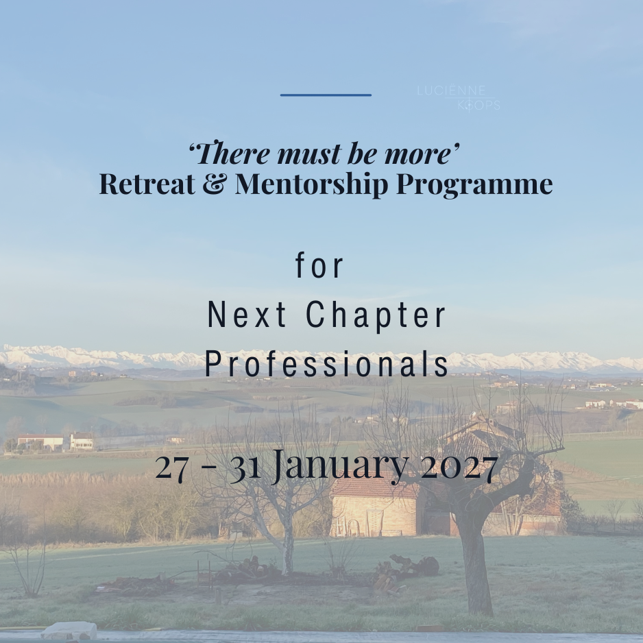 Flyer for Retreat and Mentorship Programme for Next Chapter Professionals