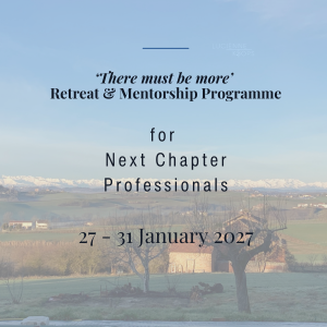 Flyer for Retreat and Mentorship Programme for Next Chapter Professionals