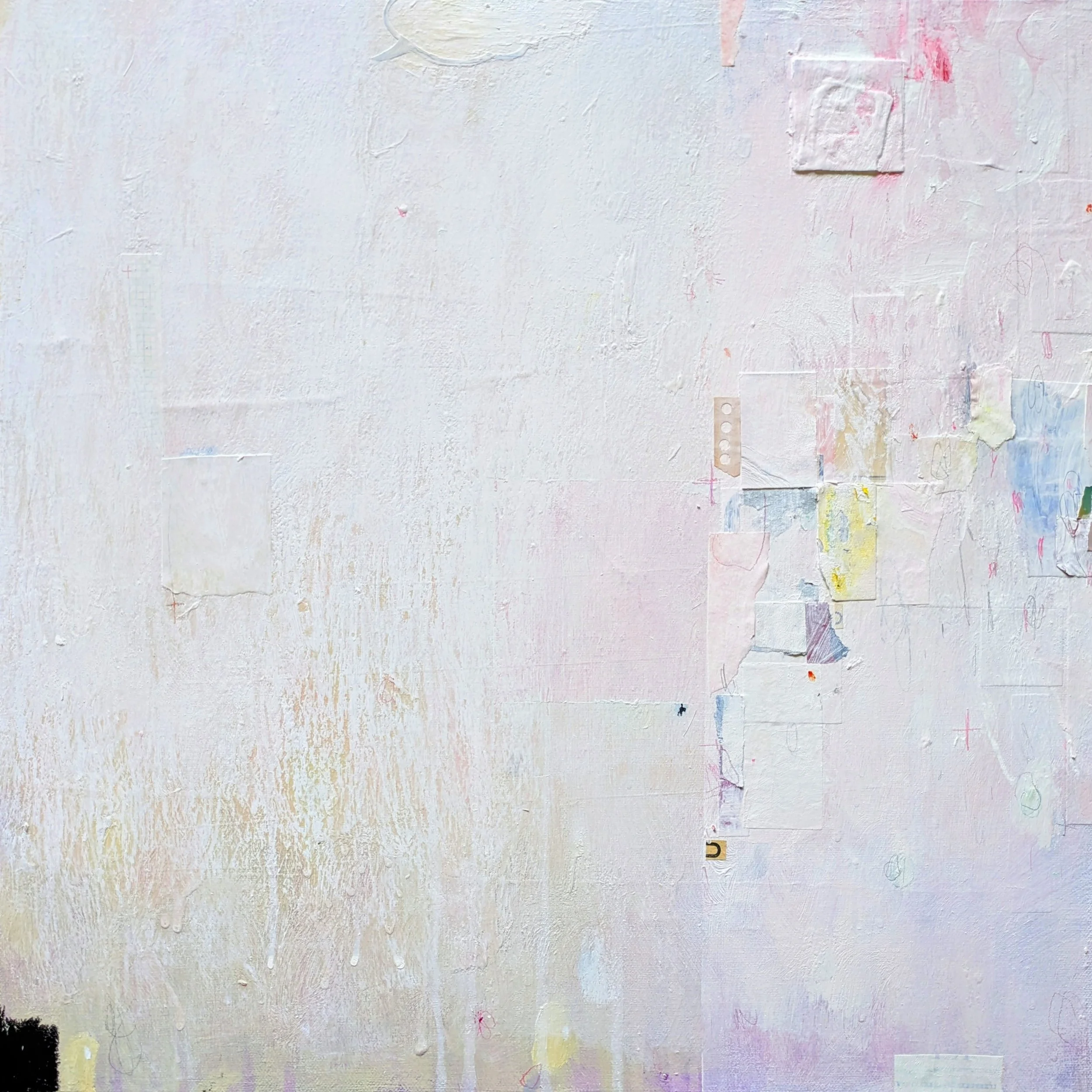 Family Statements, 20x20 inches, Acrylic and Mixed Media on Canvas