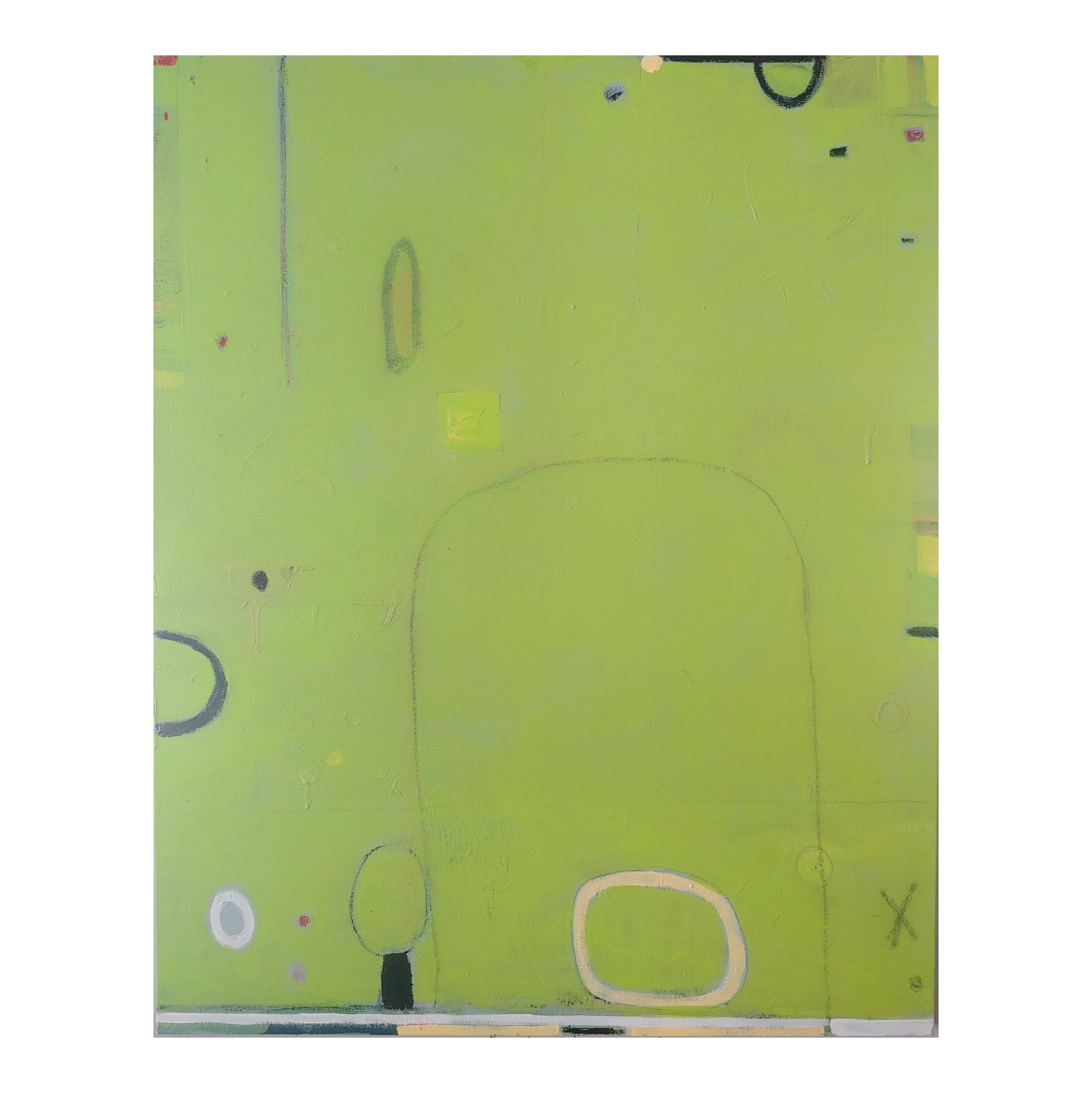 "First Place Ain't Easy", 2020, Paint Media on Canvas
