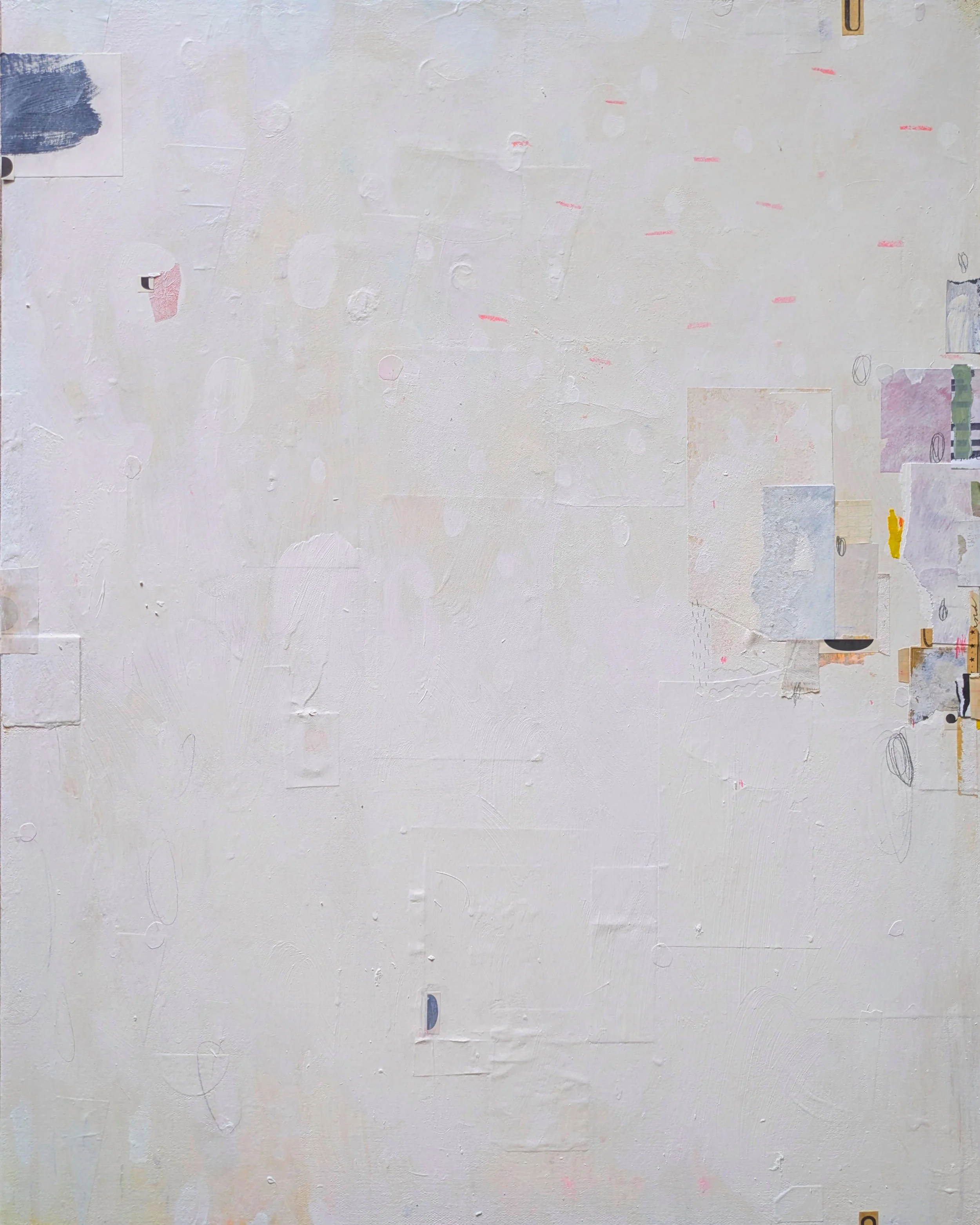 The Heron, 24x30 inches, Acrylic and Mixed Media on Canvas