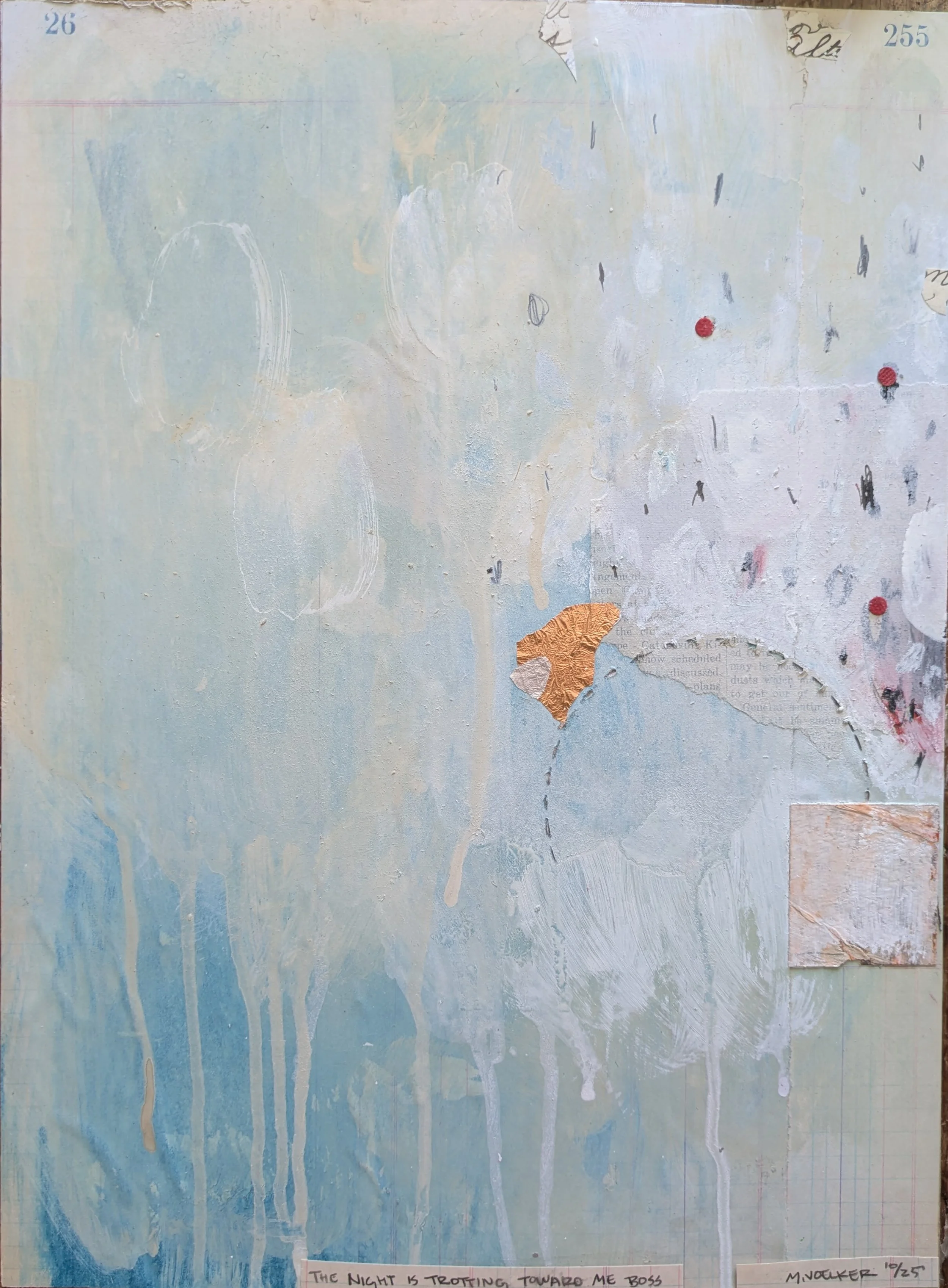 the night is trotting toward me Boss