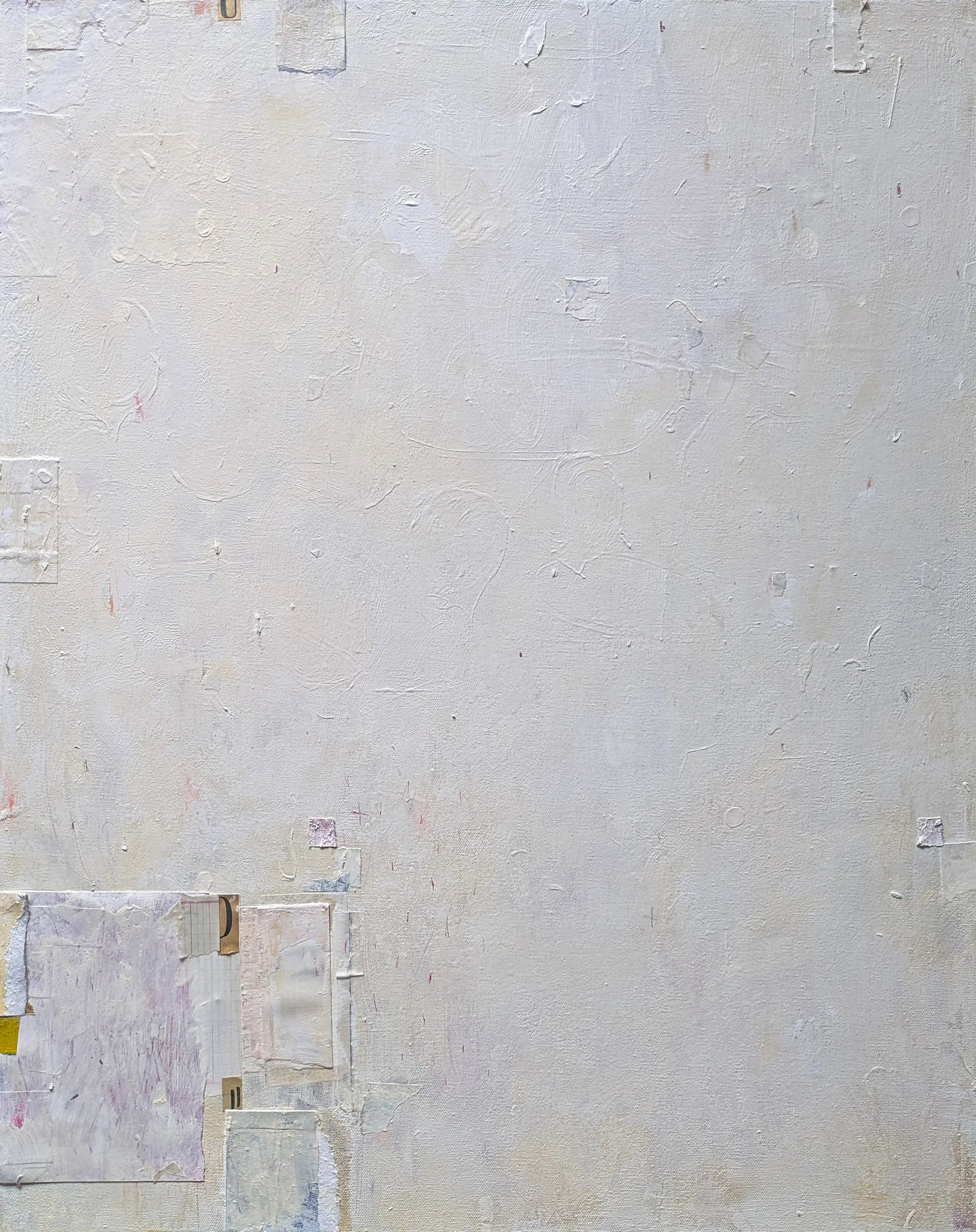 How To Not Be A Perfectionist, 24x30 inches, Acrylic and Mixed Media on Canvas