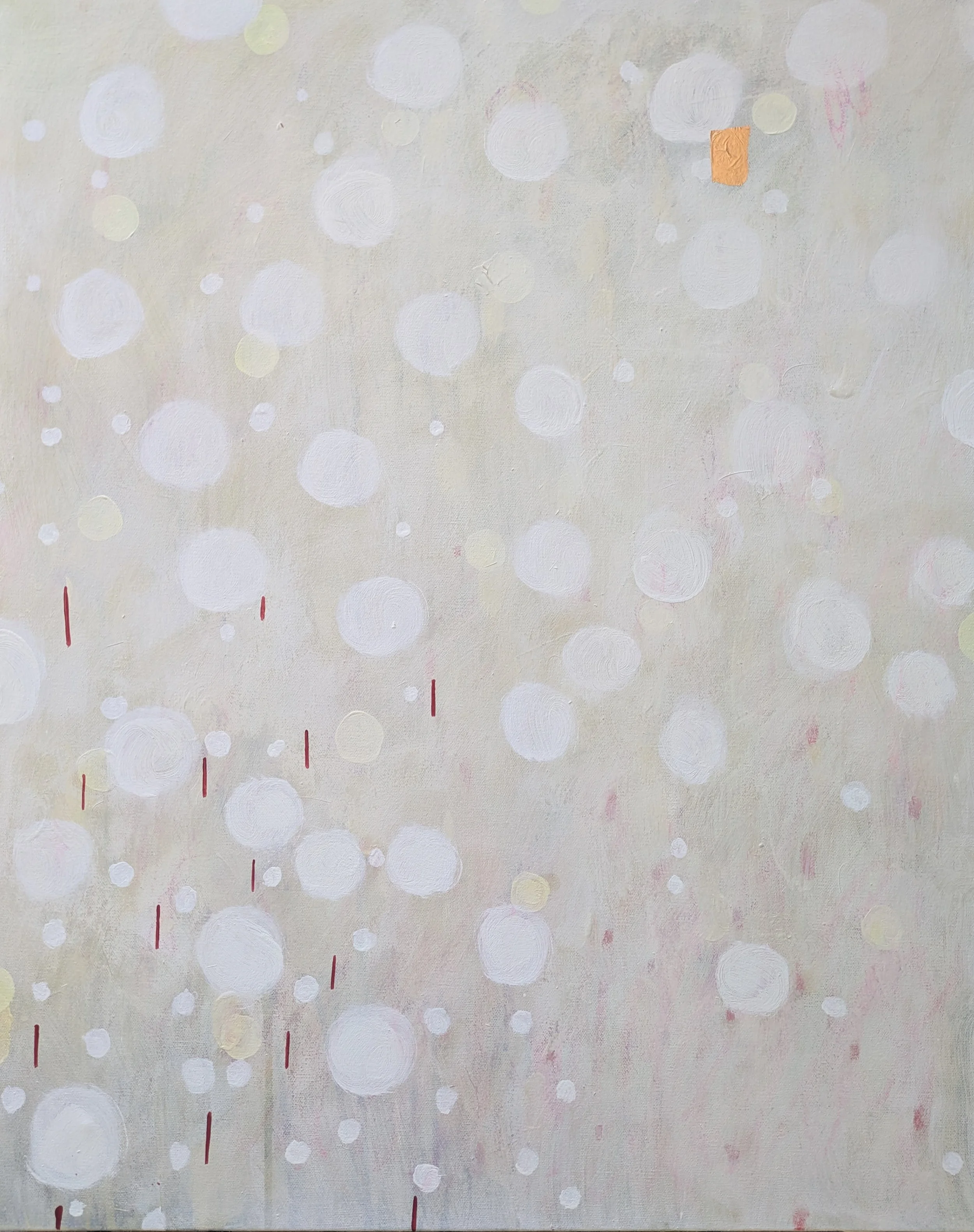 Thrilling Conclusion, 24x30 inches, Acrylic and Mixed Media on Canvas