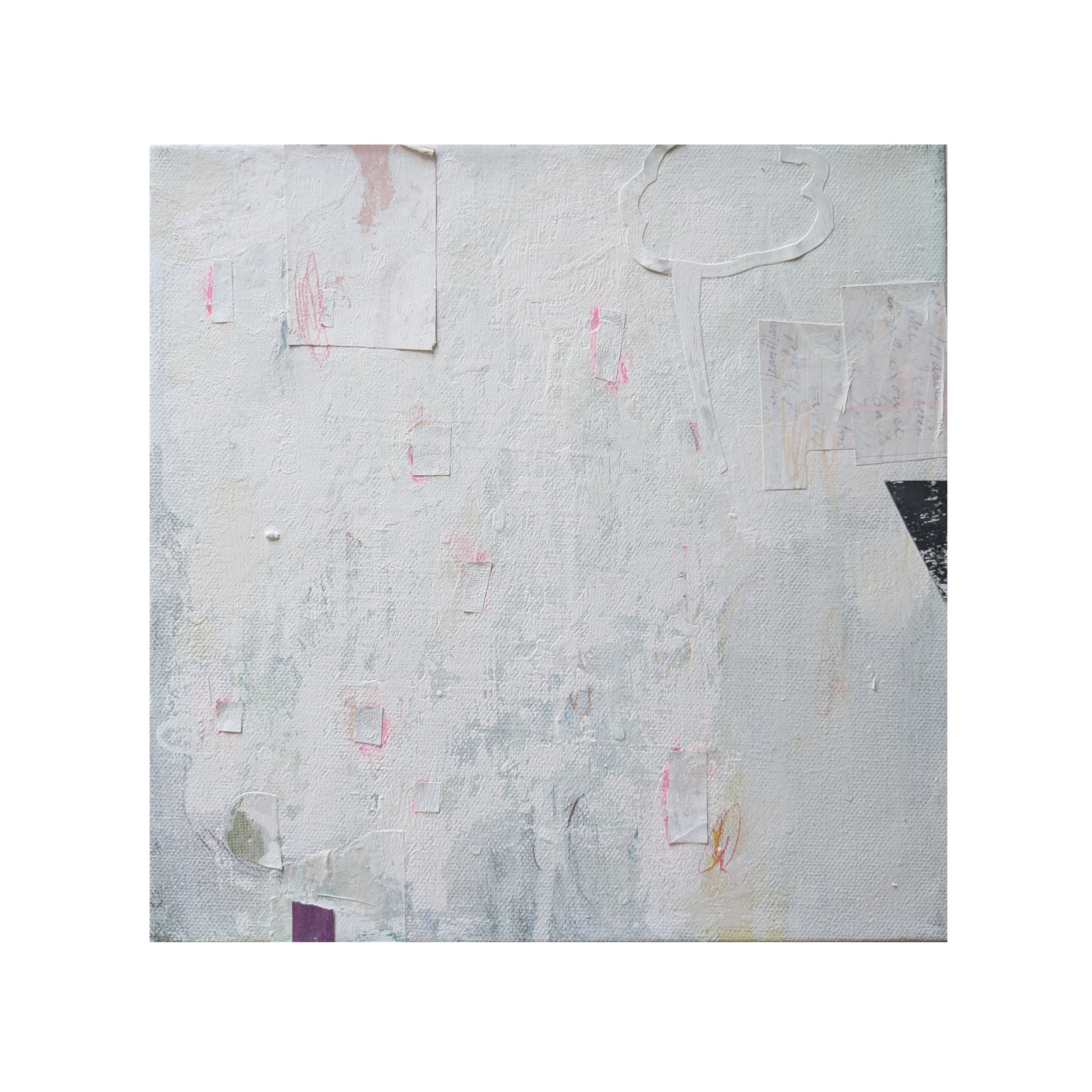Which Always Adds, Mixed Media Acrylic on Canvas, 10x10 inches