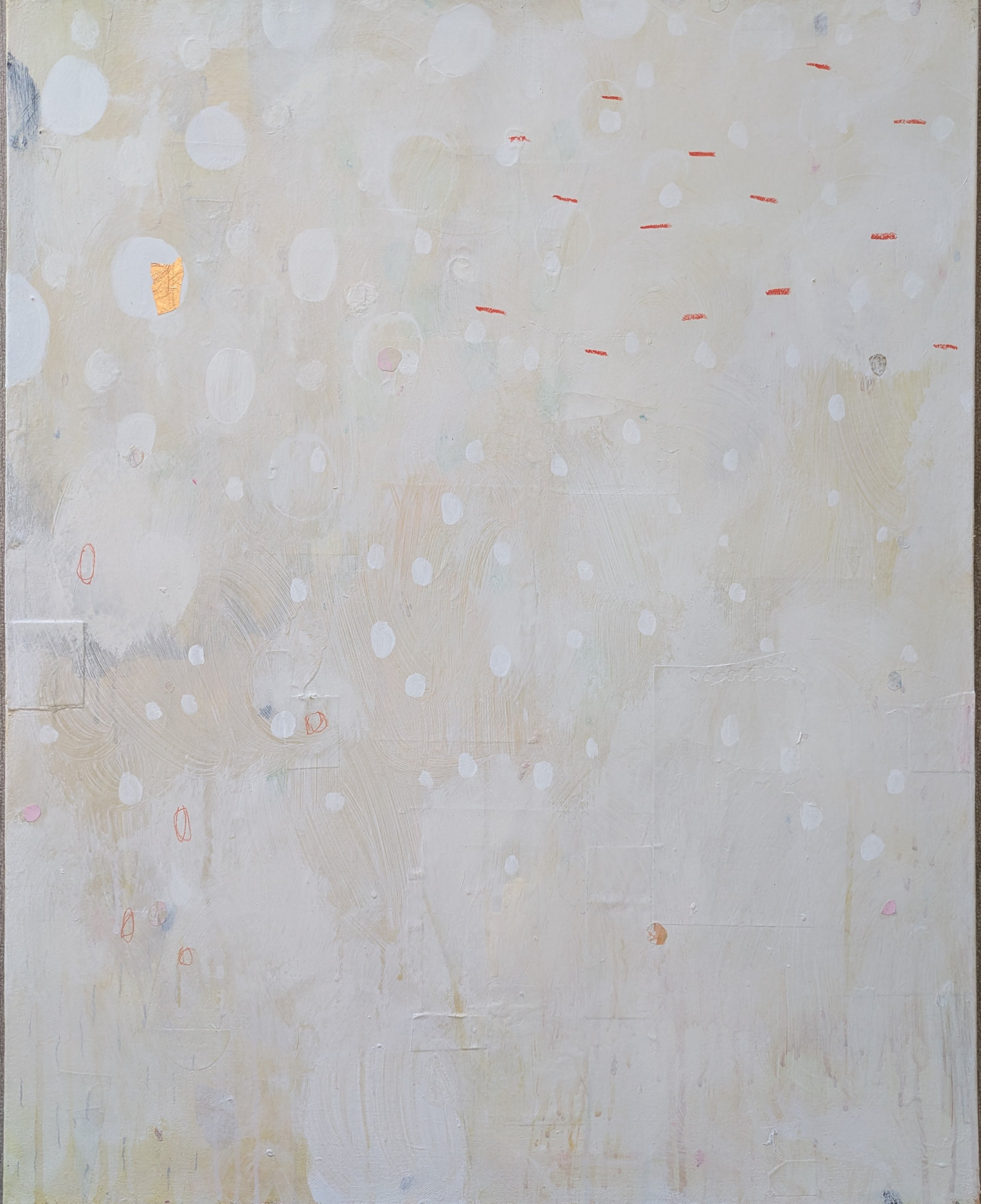 The Heron, 24x30 inches, Acrylic and Mixed Media on Canvas