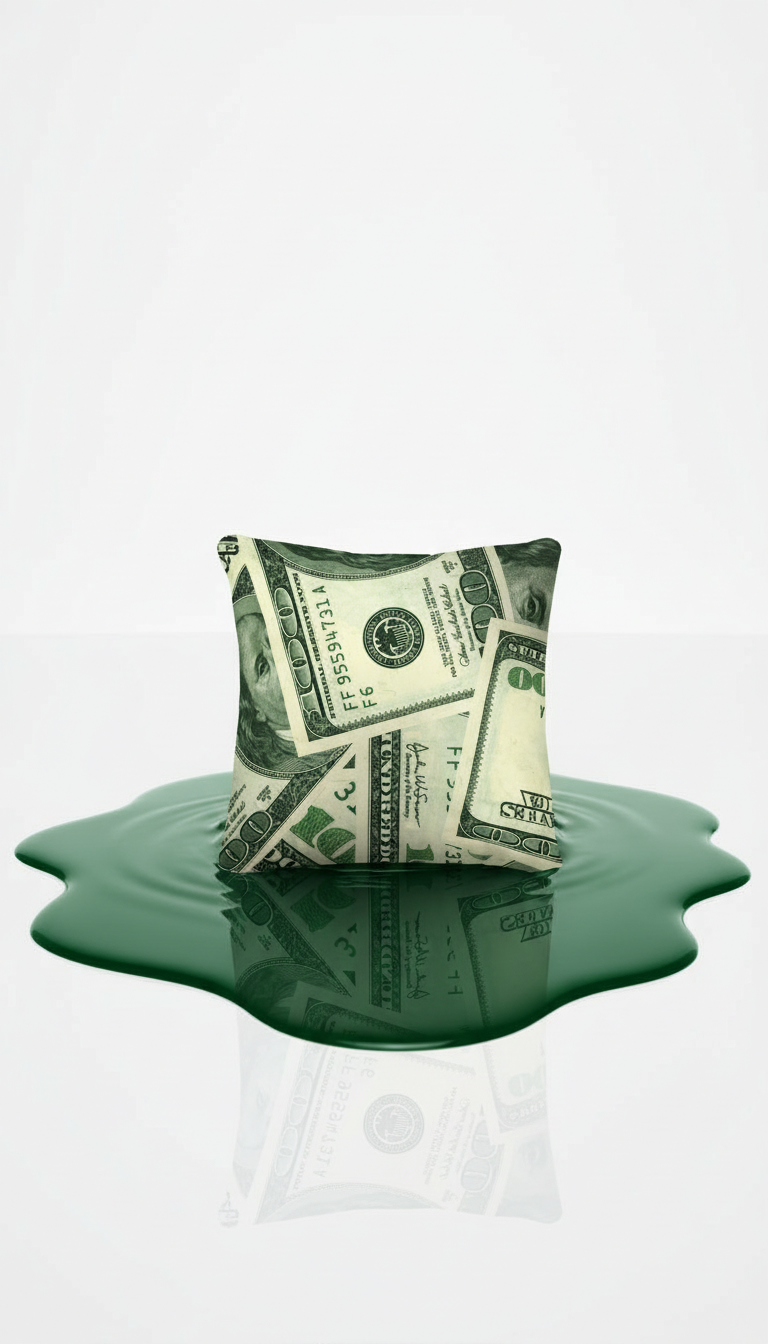 Money Basic Throw Pillow