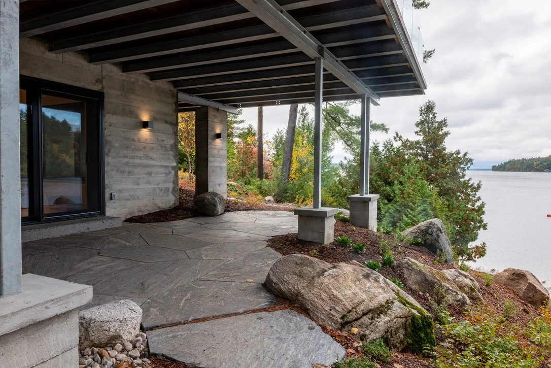 Board-Formed Concrete Compound