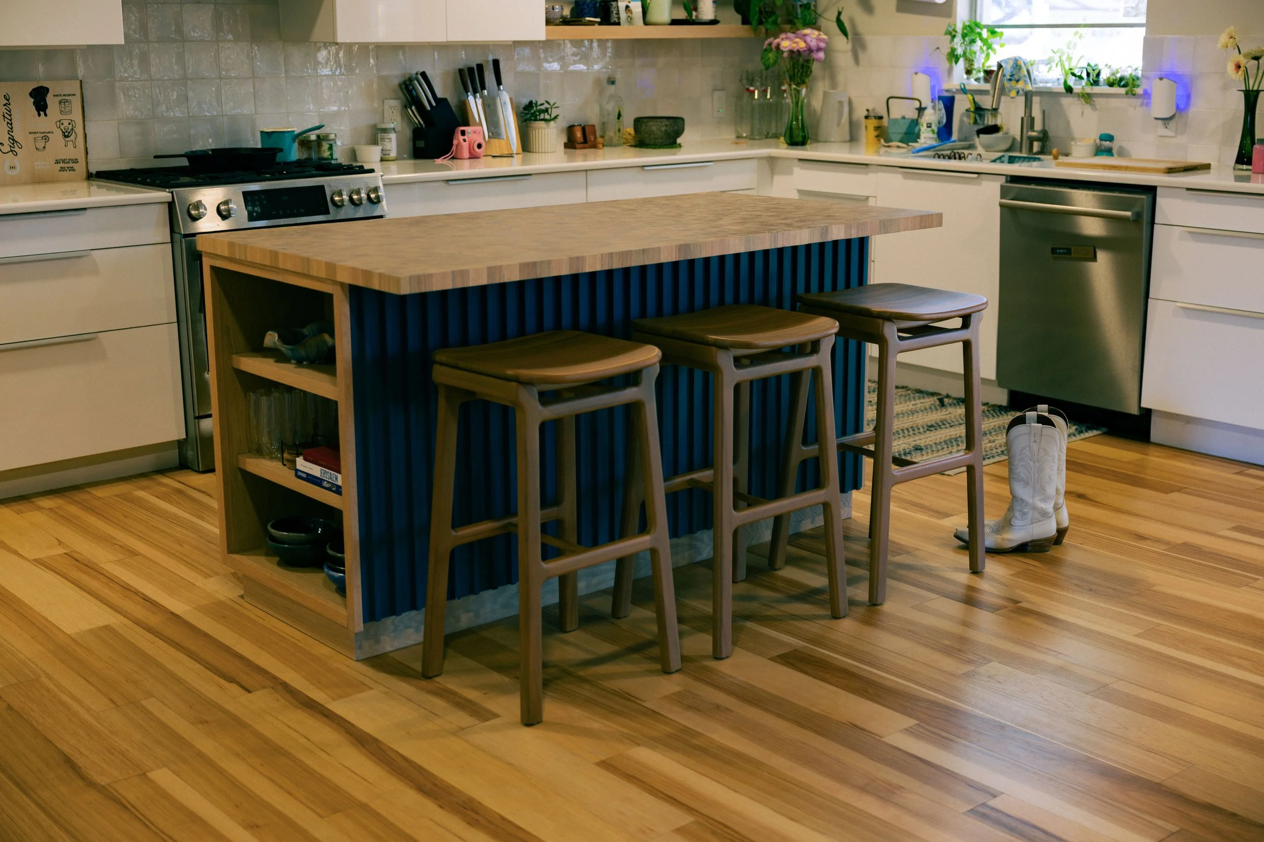 The Art of Hosting: Elena &amp; Josh’s Custom Kitchen Island
