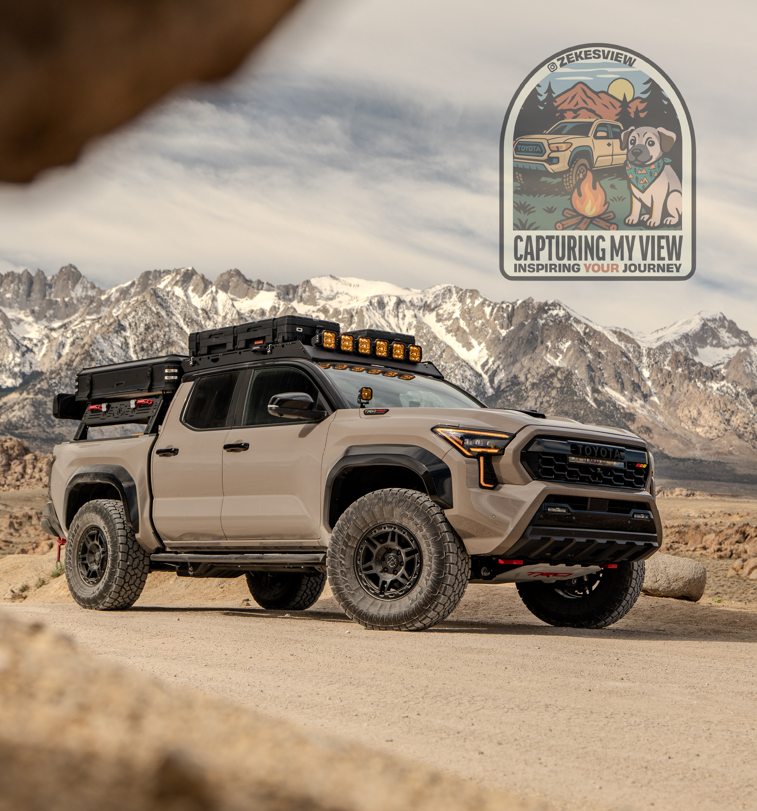 Sierra Mountain Range + Black Rhino Wheels