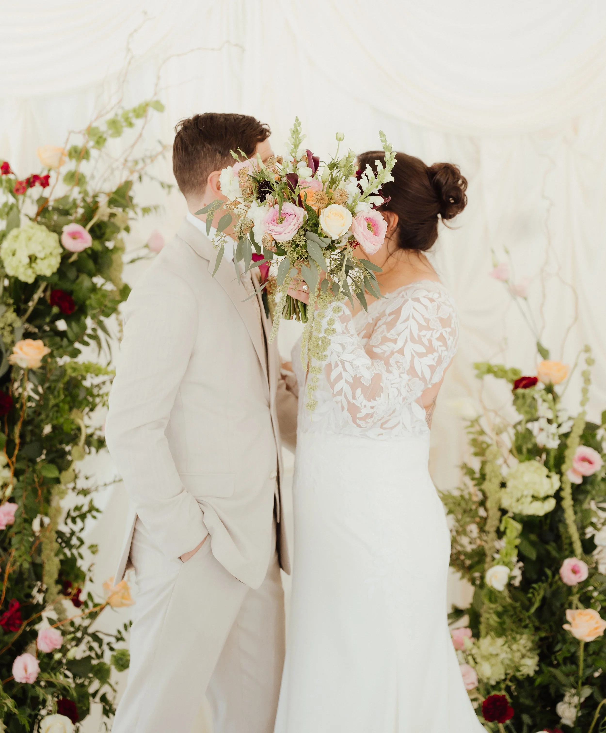 Lambertville, NJ Garden Wedding Editorial at Chimney Hill Estate Inn