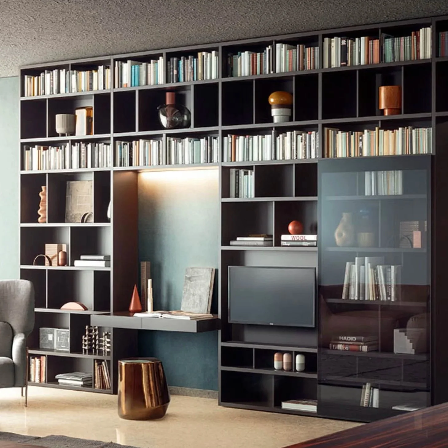 'SPAZIOTECA' WALL UNIT [MODULAR]