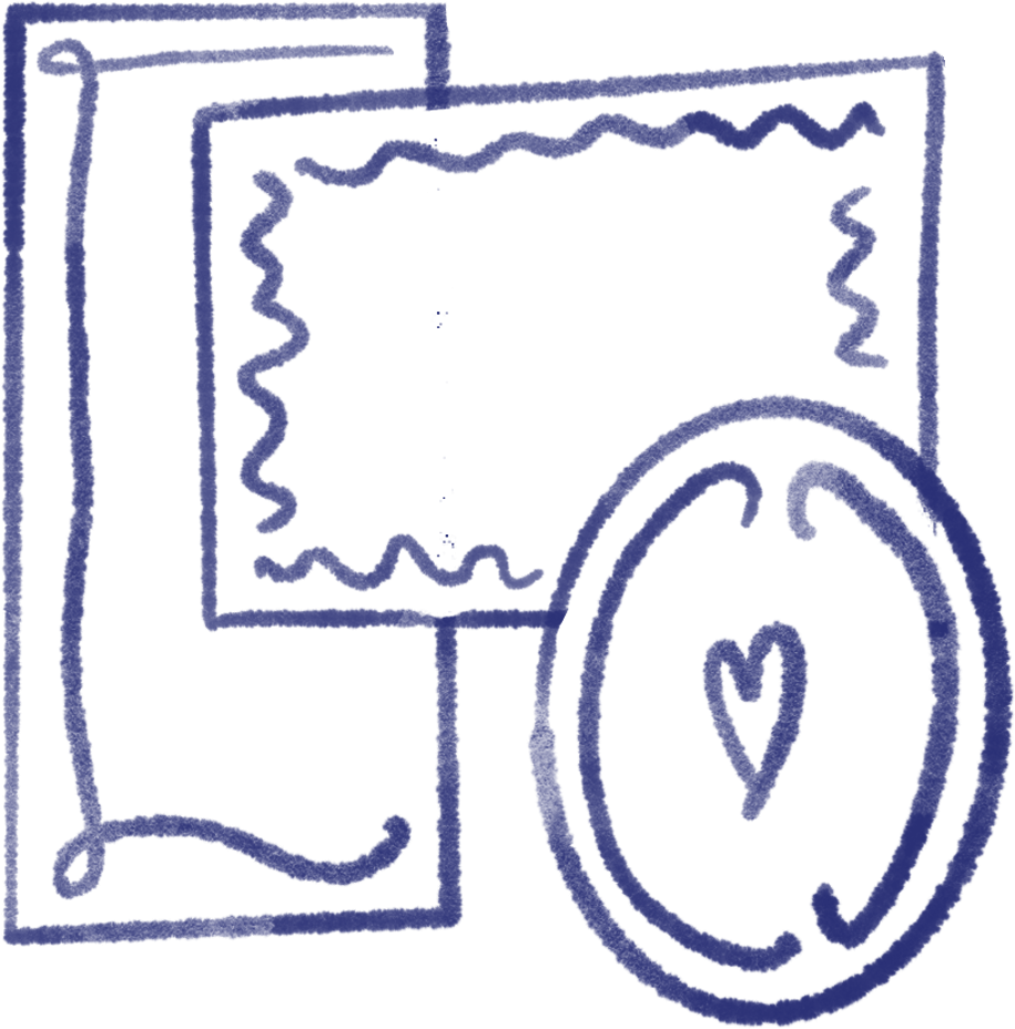 The image is blank with a solid blue background.