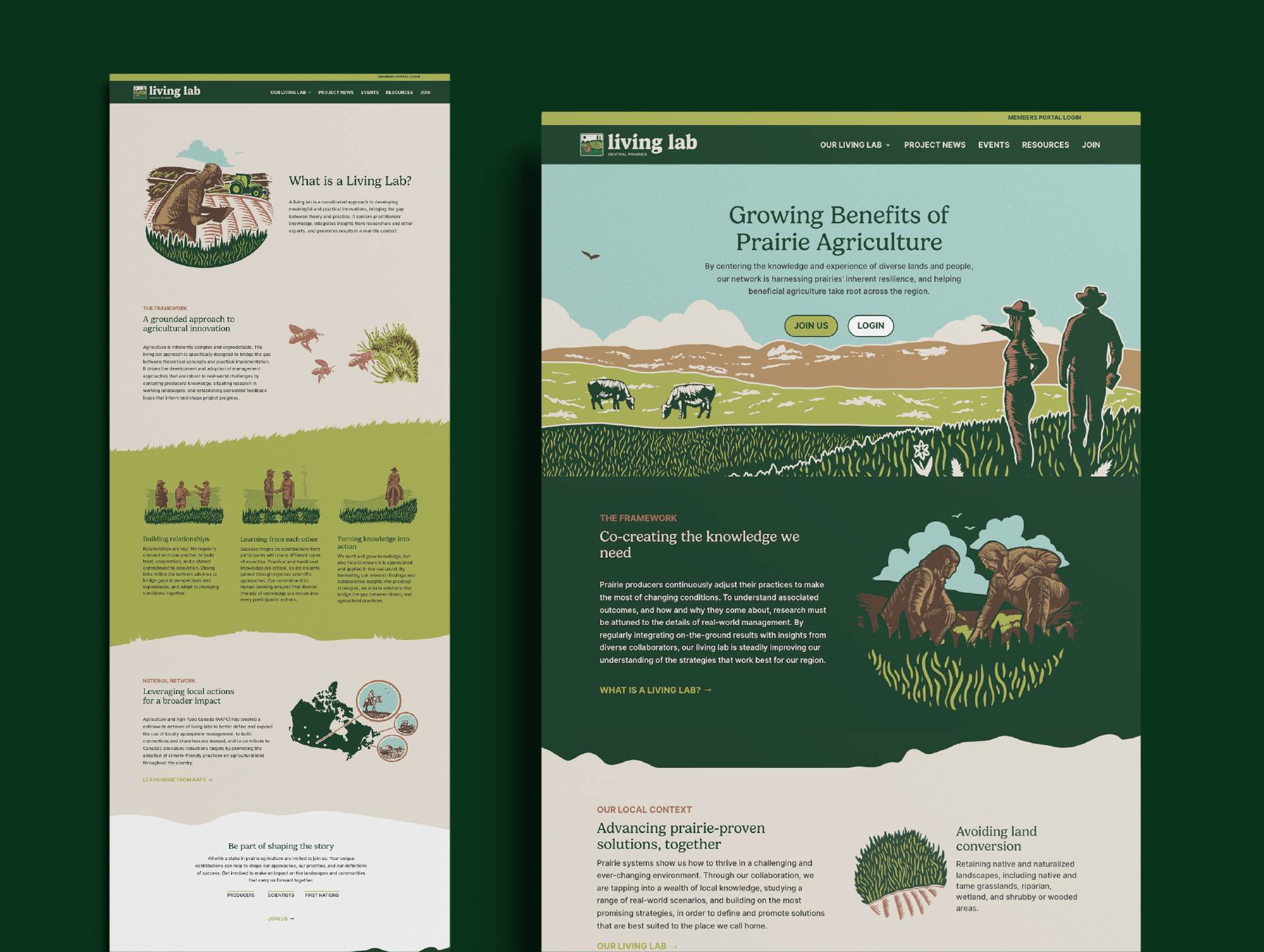Mock-up from Arcana Creative