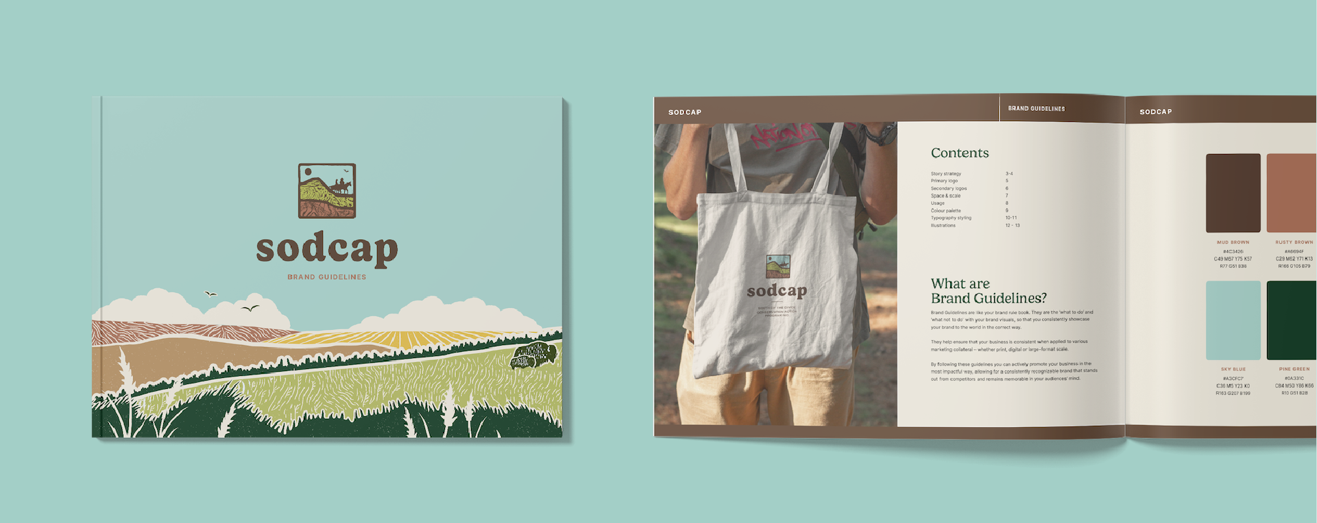 Mock-up from Arcana Creative