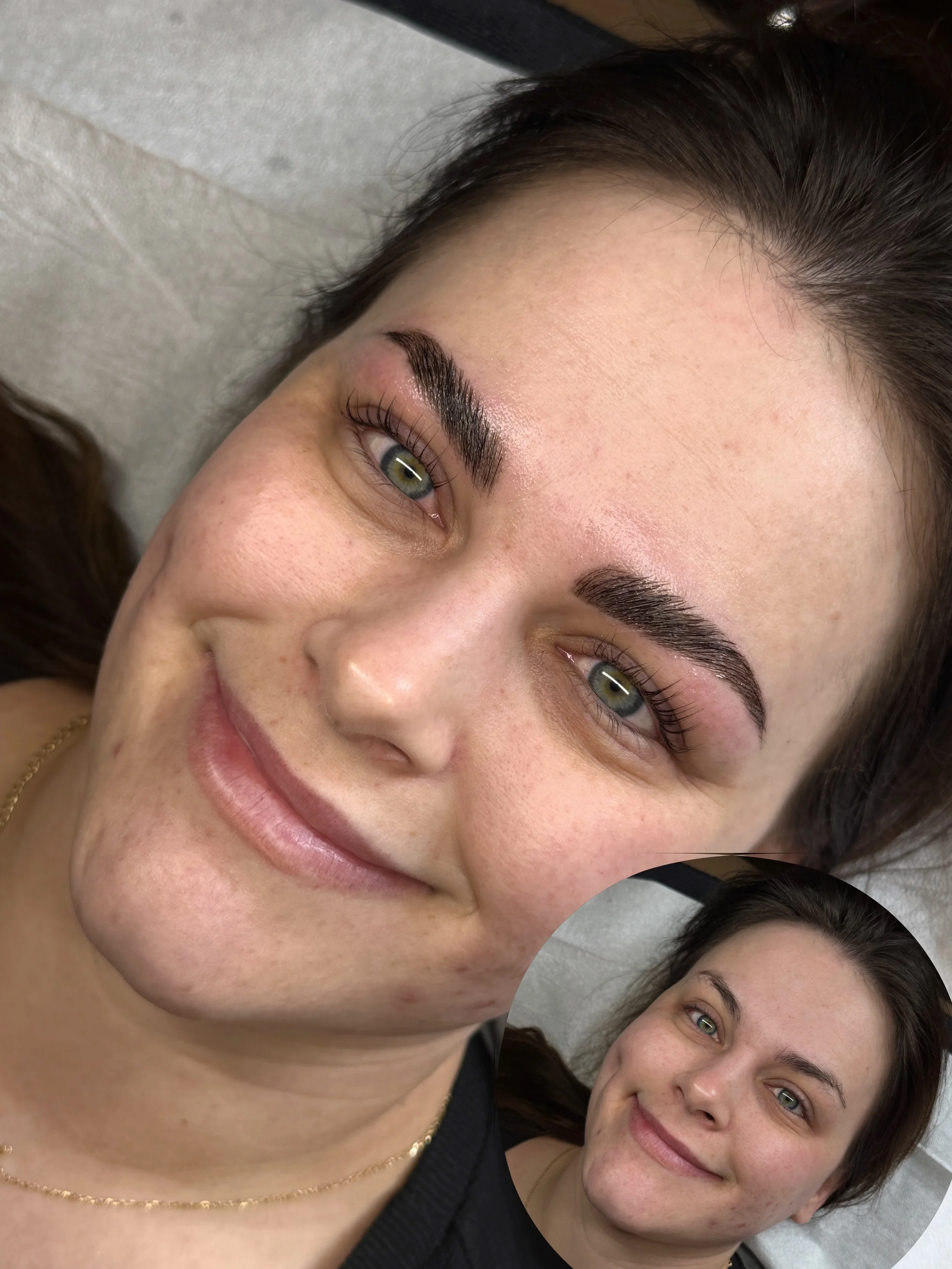 there&rsquo;s just nothing better than a summer-ready transformation✨

pictured: brow lamination + stain for fuller, filled-in brows and korean lash lift + tint for eye-opening, lifted lashes

did we mention it lasts 6+ weeks? that means you are set 
