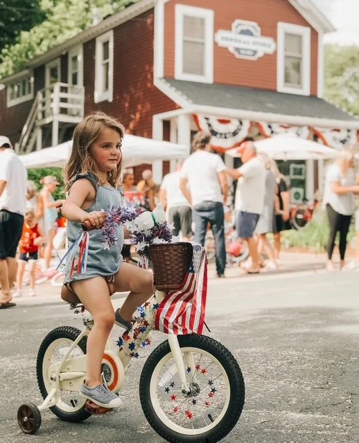 Bike Decorating for 4th of July
