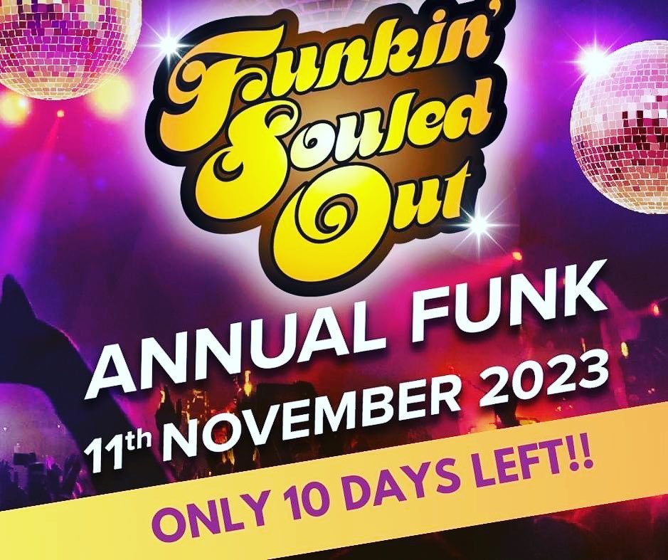 HURRY! Discount code EARLYBIRD gives you 20% off tickets to this funktastic event and it's expiring in 10 days time! 😱🤩
Get your tickets now bit.ly/44dYChl  Oh and by the way - there's not that many left! 🥳🤩 Get up and get (down) on it 🎷🎺🪘🎸🎤