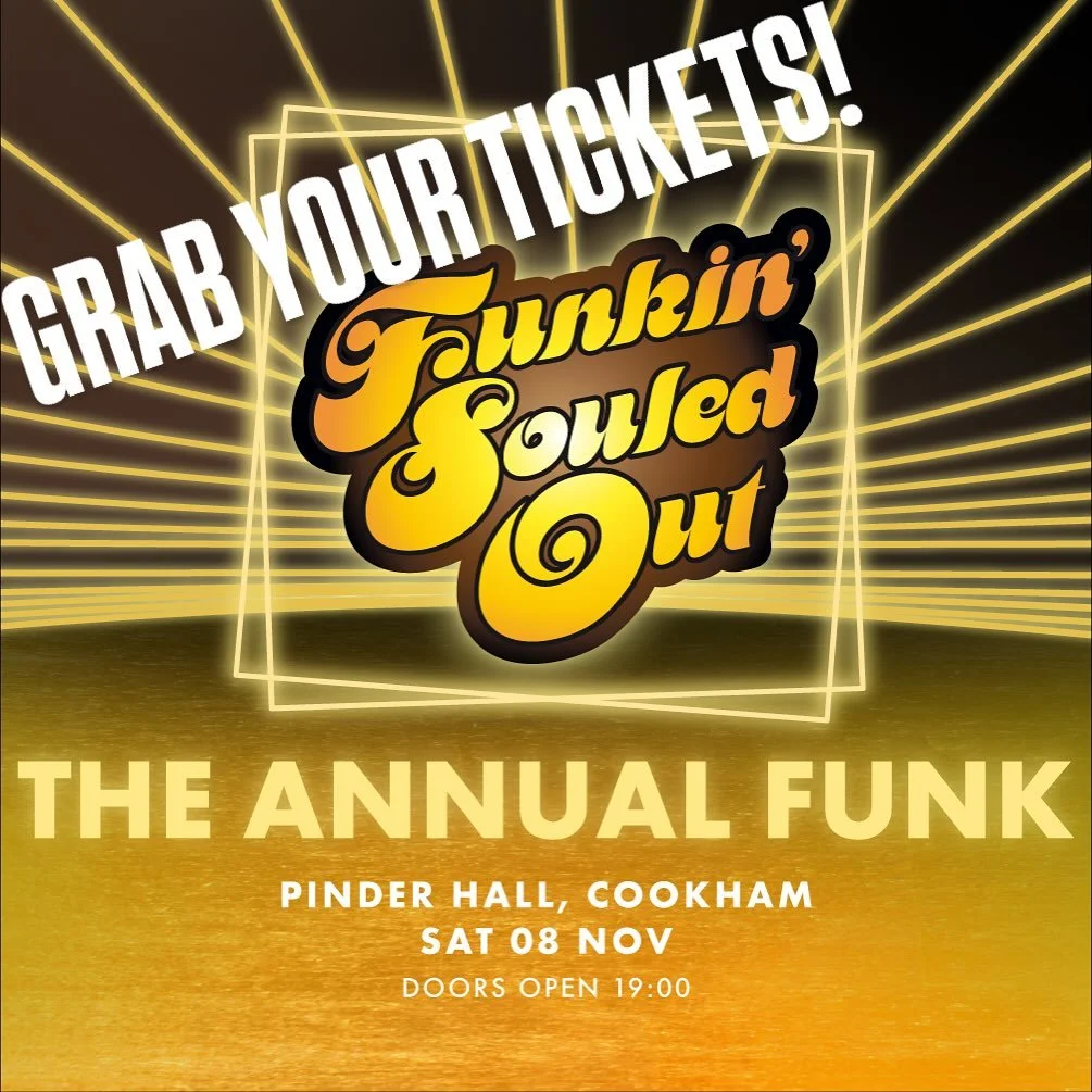 CAN YOU BELIEVE IT?! It&rsquo;s only a week until we get to get down with you at Pinder Hall in Cookham 🤩🤩

There are just a few tickets left so don&rsquo;t leave it till the last minute - you know these are the hottest tickets in town! We&rsquo;ve