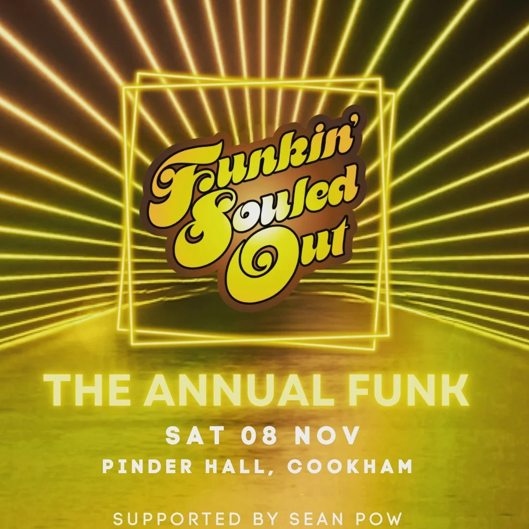 6 WEEKS TO GO! Have you got your tickets yet to dance the night away with us? 🎉 We have local legend @seanpow00 Sean Pow supporting, the infamous @milc_dj to get the funk going, and the @craufurdarms providing the bar. Tickets are selling fast - and