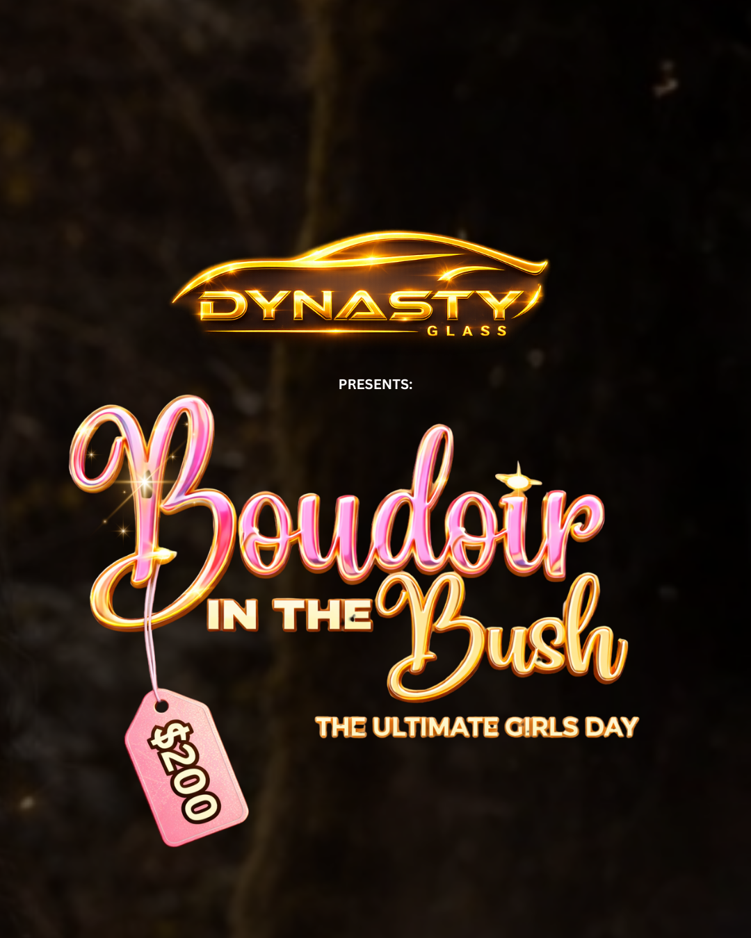Dynasty Glass Presents : Boudoir In The Bush
