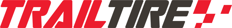 Logo with the words 'Trail Tire' in red and black bold letters with an exclamation mark.