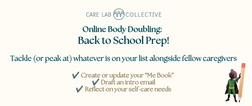 Online: Body Doubling - Back to School Prep!