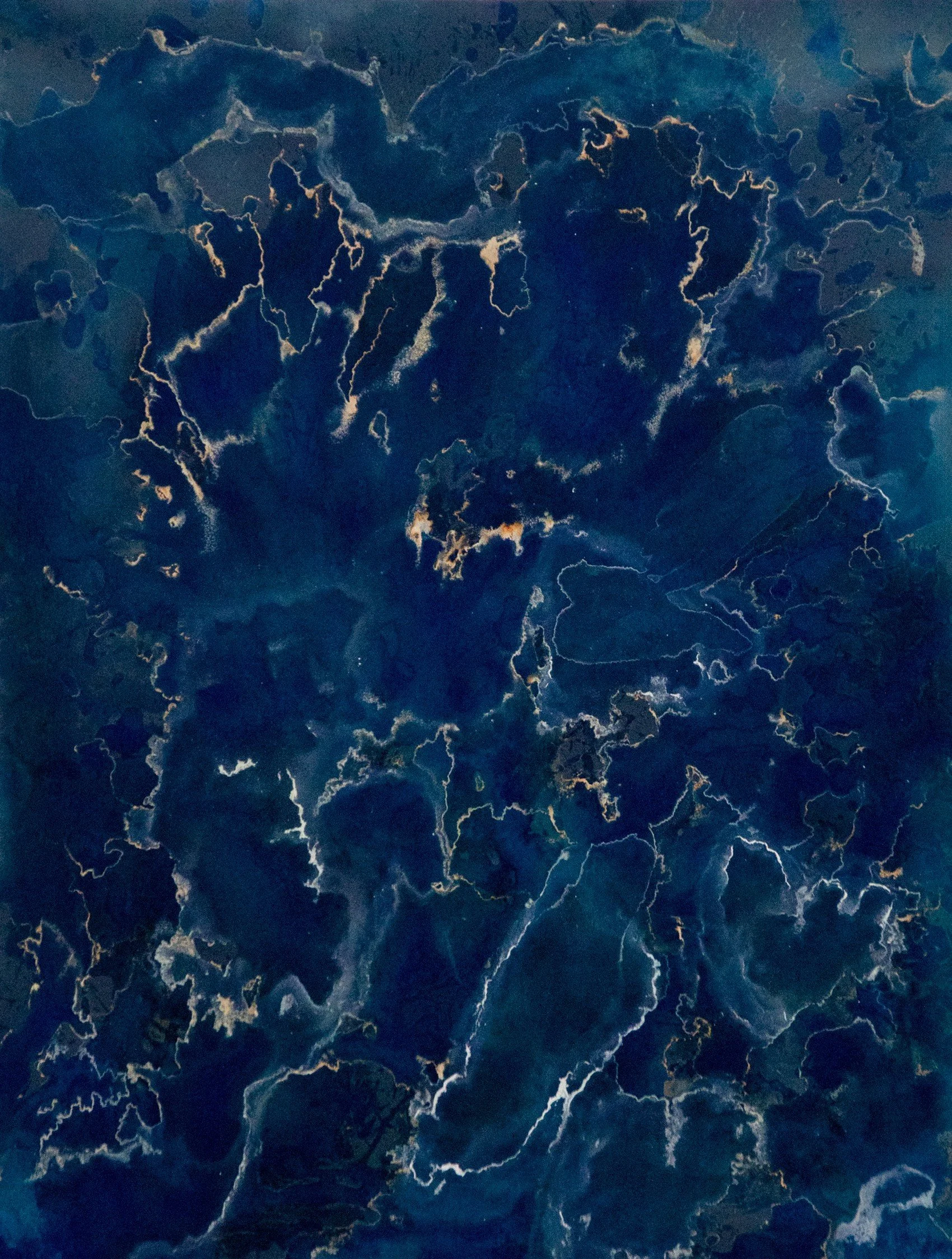 Energy, 2025. Mixed media on paper — 72 x 56 cm