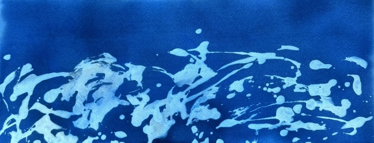 Végtelenség / Infinity, 2025. Mixed media on Paper — 20 x 50 cm