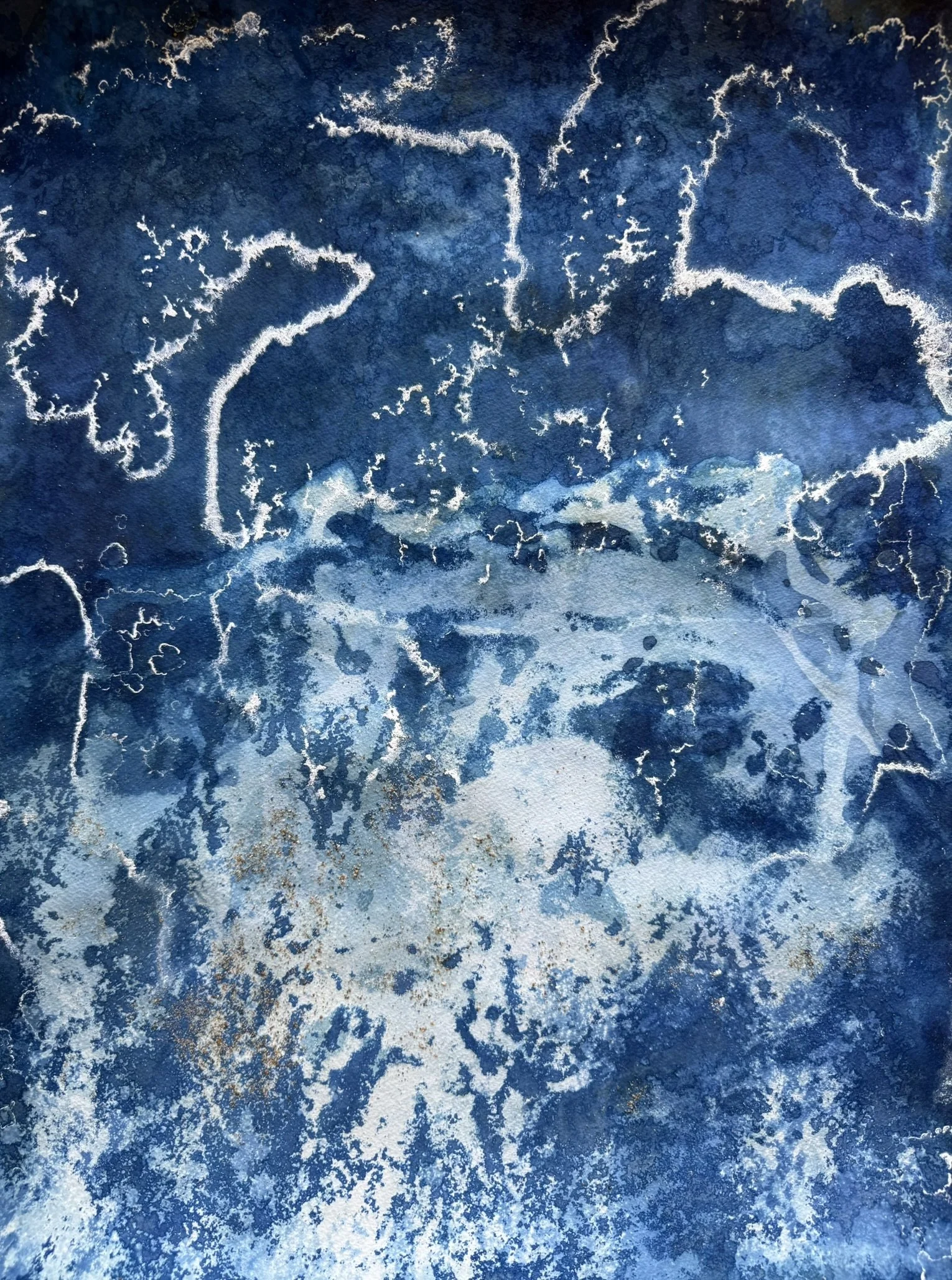 Every day is a Surprise, 2025. Mixed media on paper — 60 x 46 cm