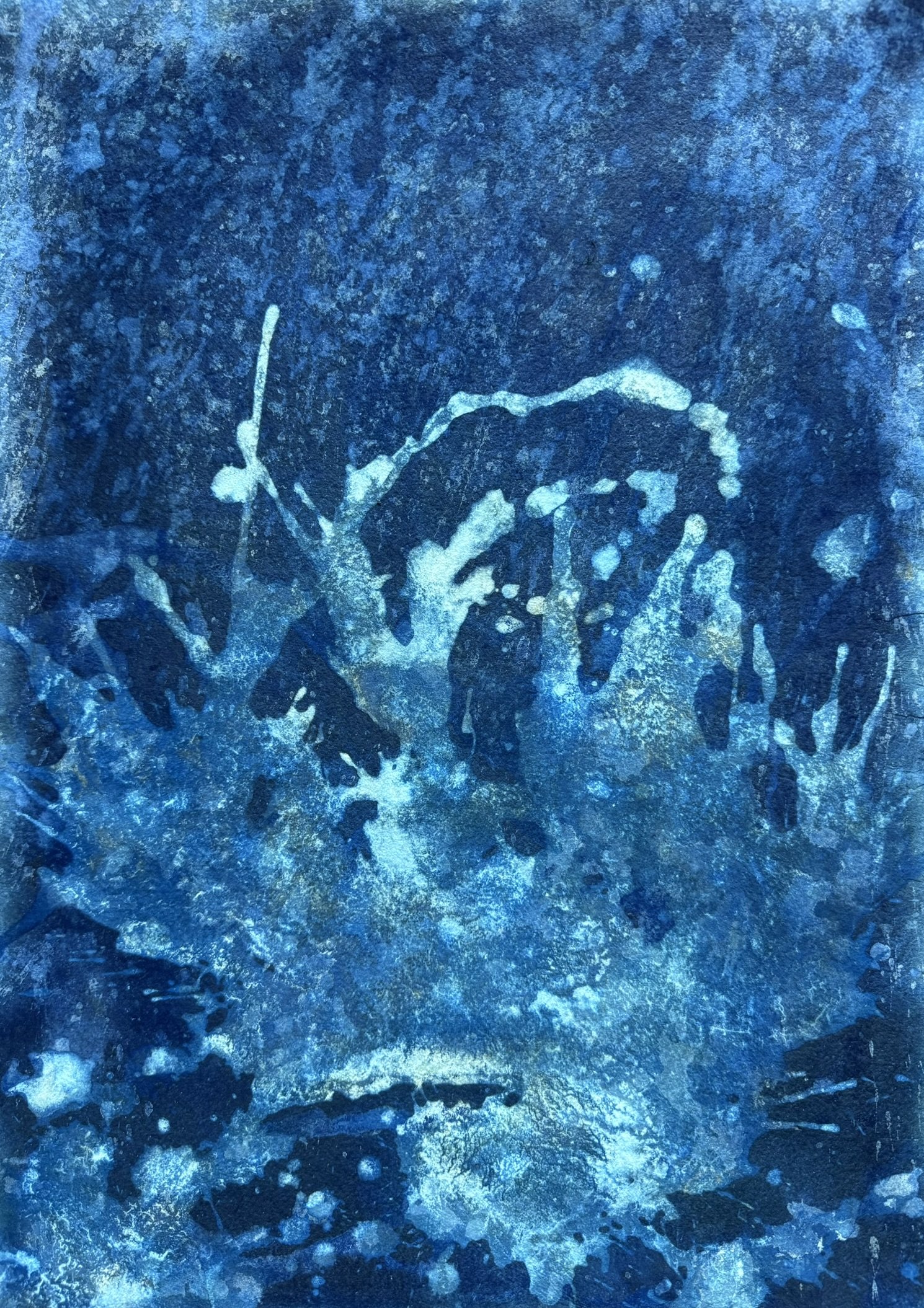 Elragadtató érzés / Captivating Feeling, 2025. Mixed media on Paper — 70 x 50 cm