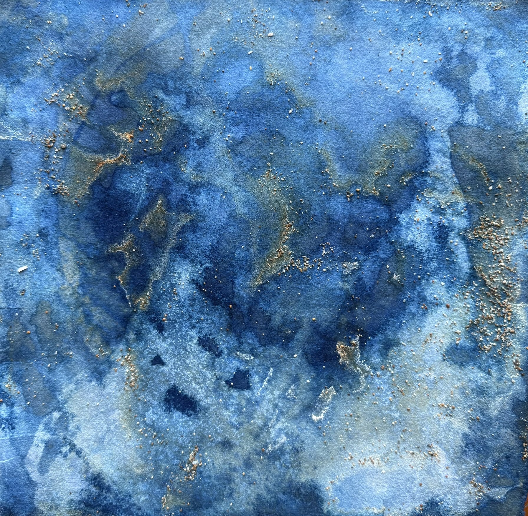 Kallos / Beauty, 2025. Mixed media on paper — 30 x 30 cm