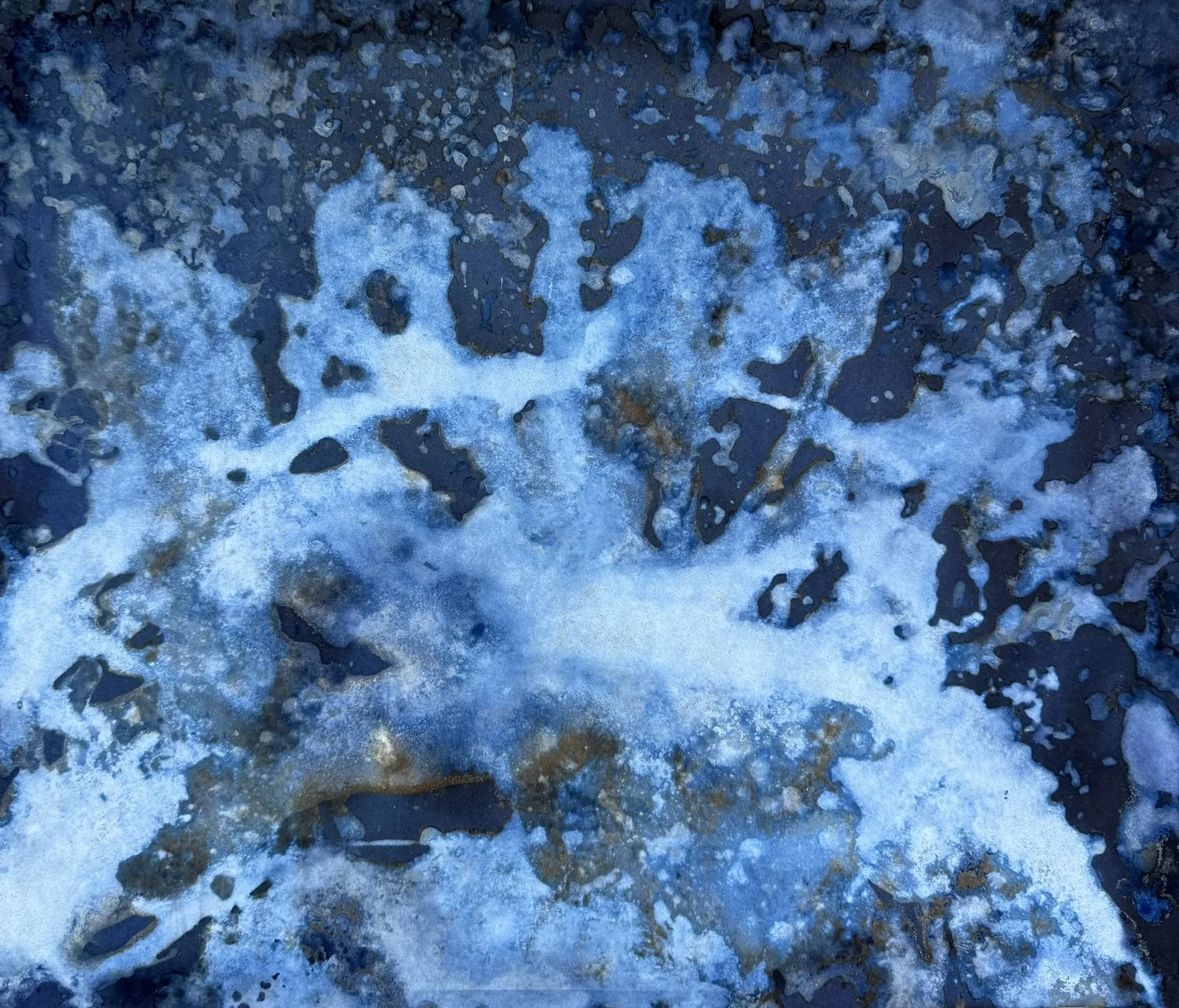 Sunrise / Napkelte, 2025. Mixed media on paper — 45.5 x 52.5 cm