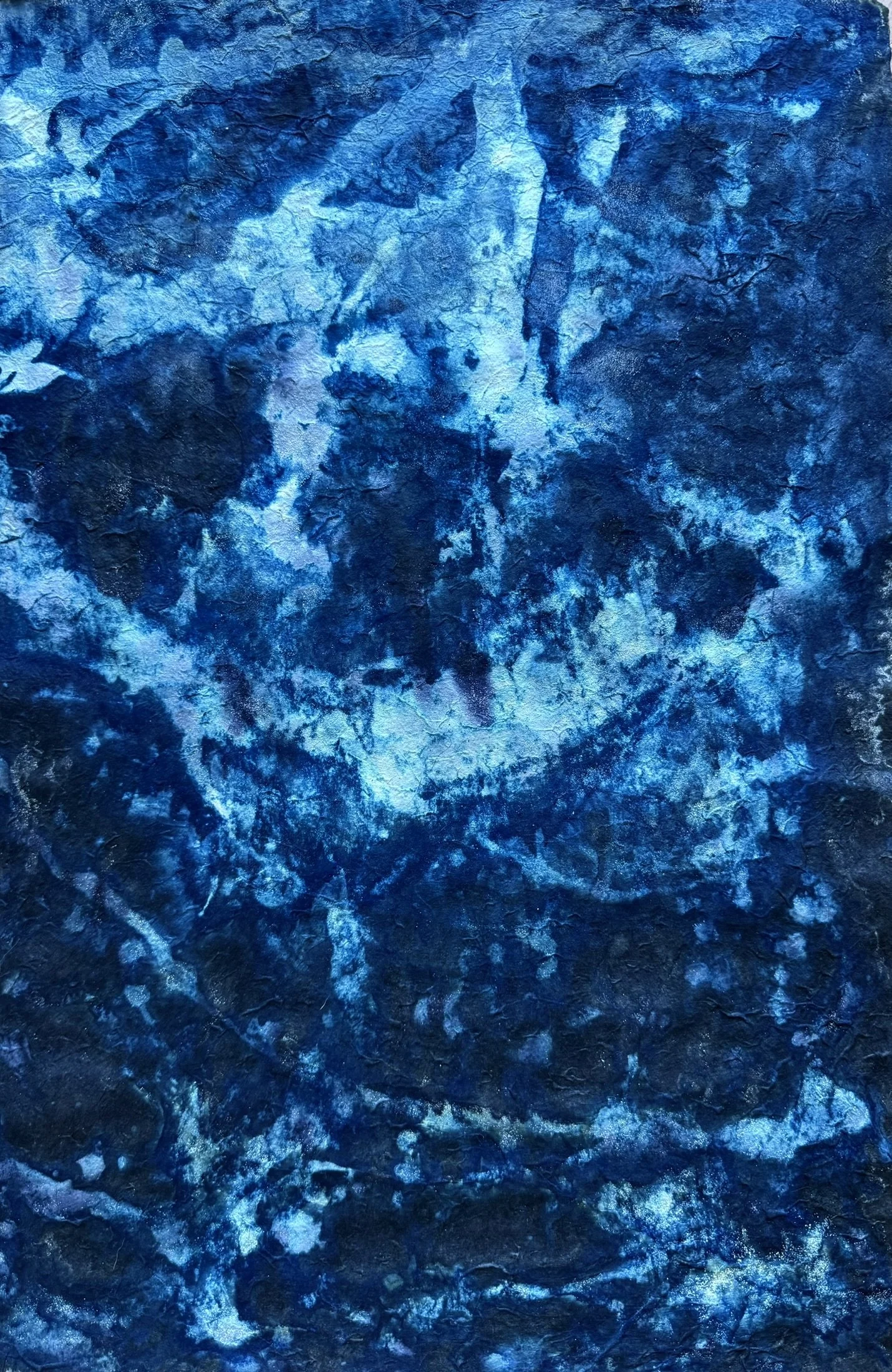 Sora kara no Okurimono (空からの贈り物) – A Gift from the Sky, 2025. Mixed media on paper — 50.5 x 75.5 cm
