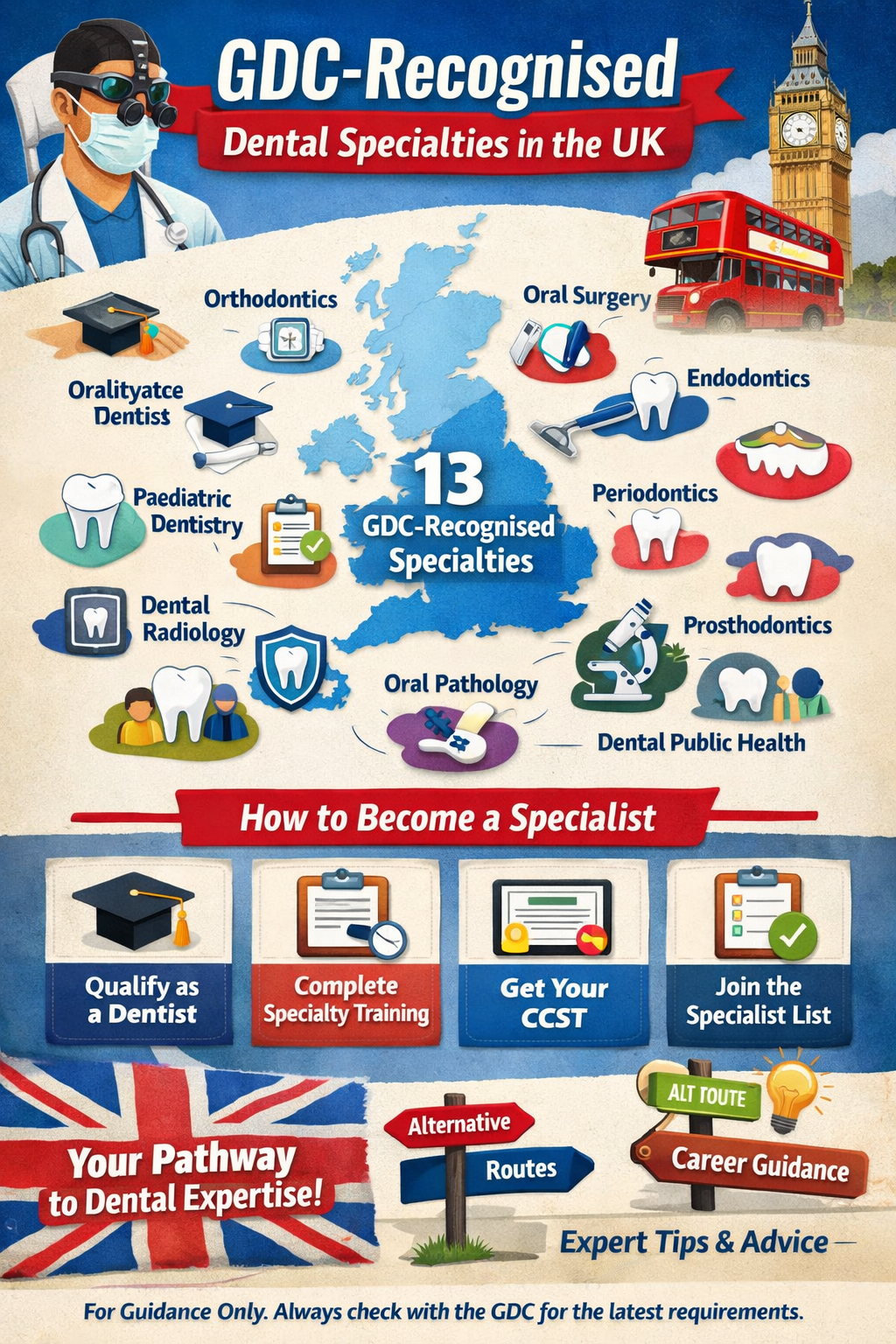 GDC Recognised Dental Specialties in the UK: What They Are and How to Become a Specialist