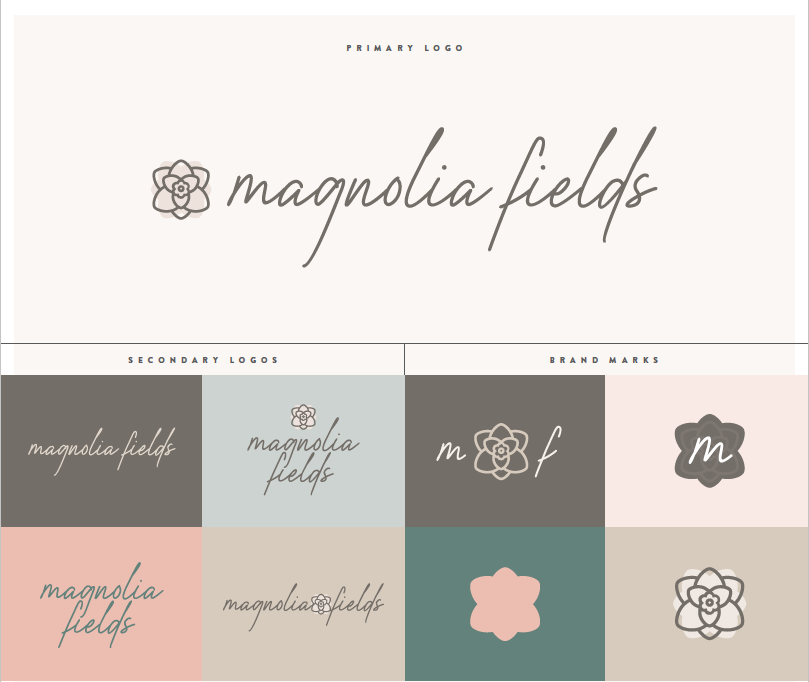 Casa Layfield developed the Magnolia Fields brand identity, creating a warm and cohesive visual foundation that reflects the charm and hospitality of the mobile café experience.