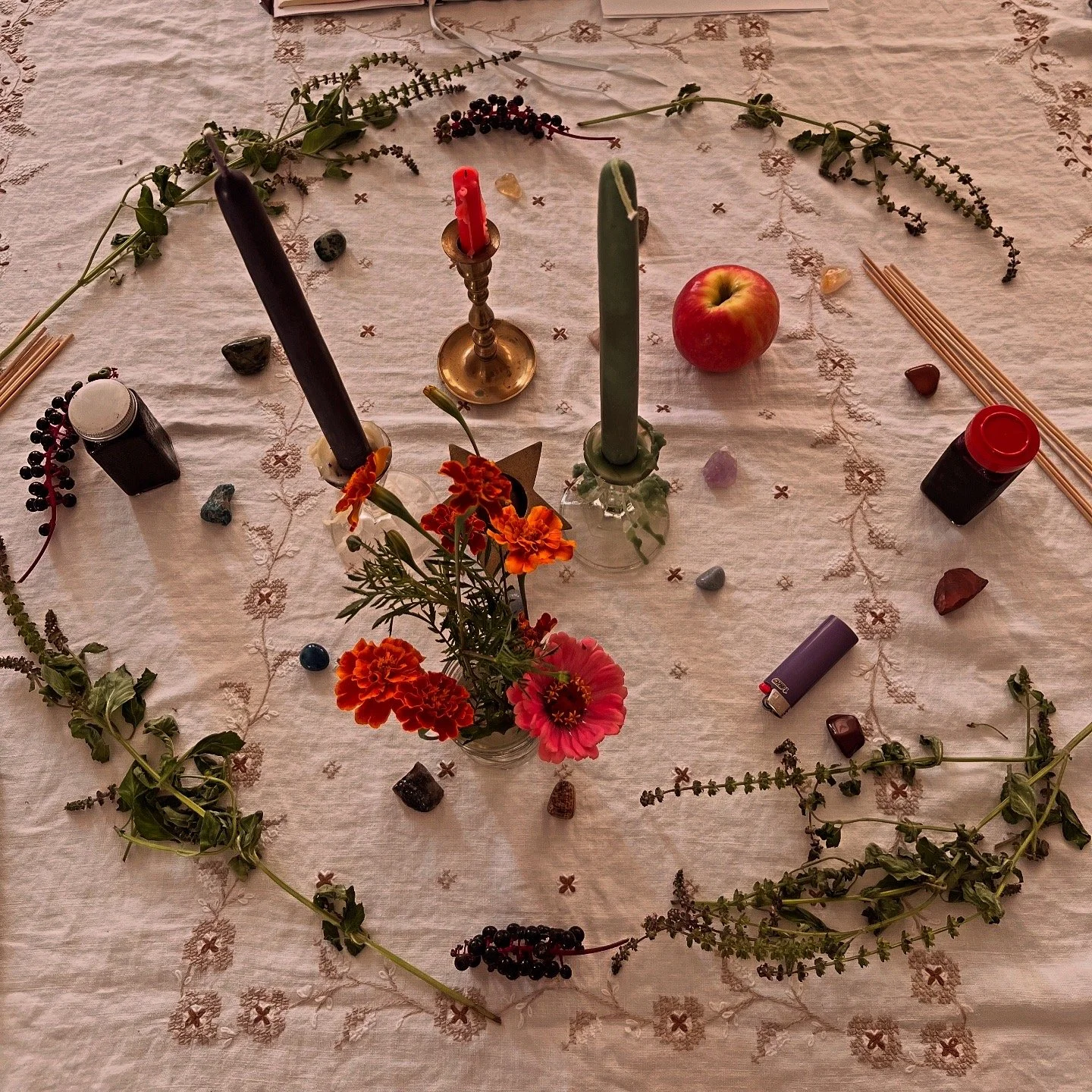 pink ink altar.JPG