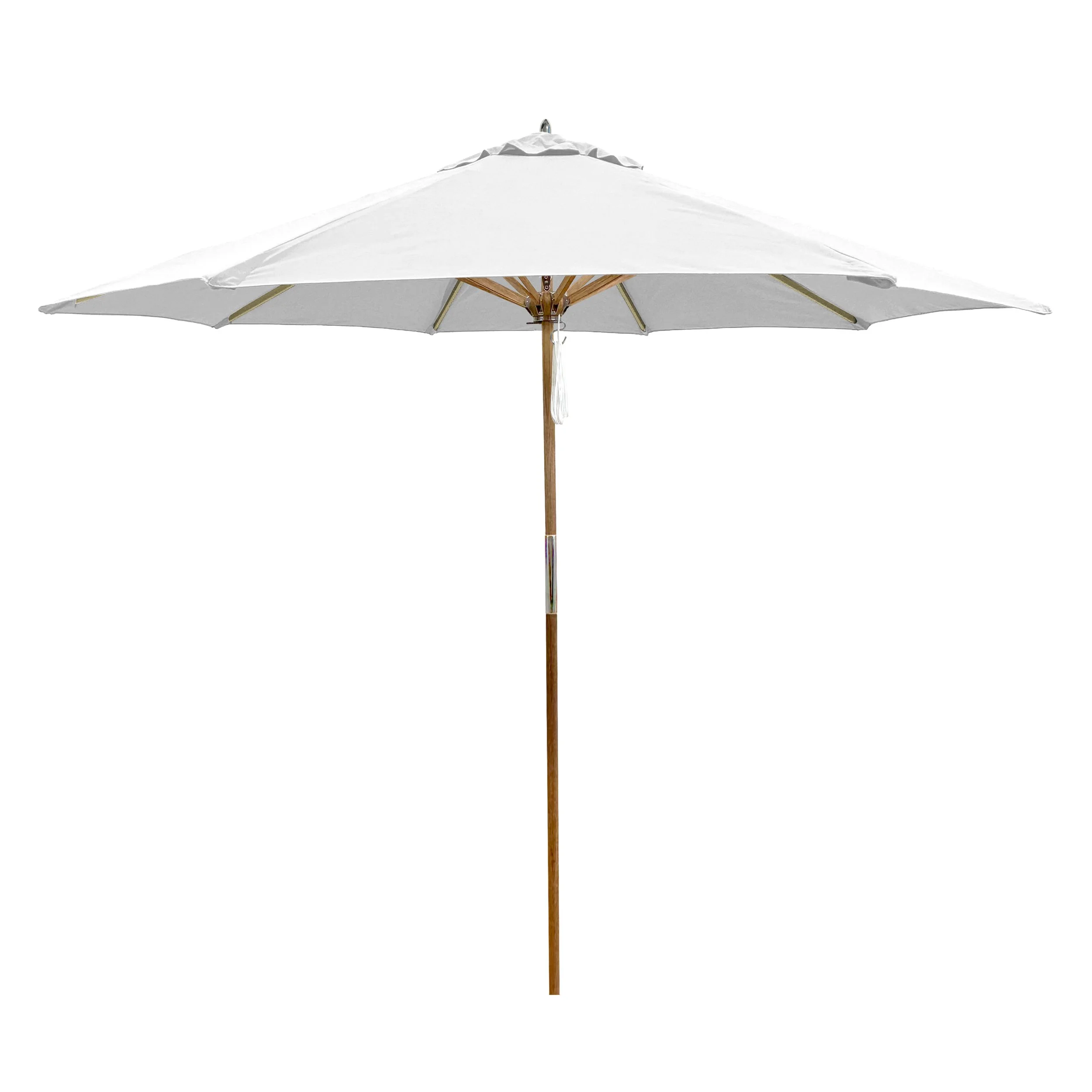 9' Teak Pulley with Natural White Sunbrella.jpg