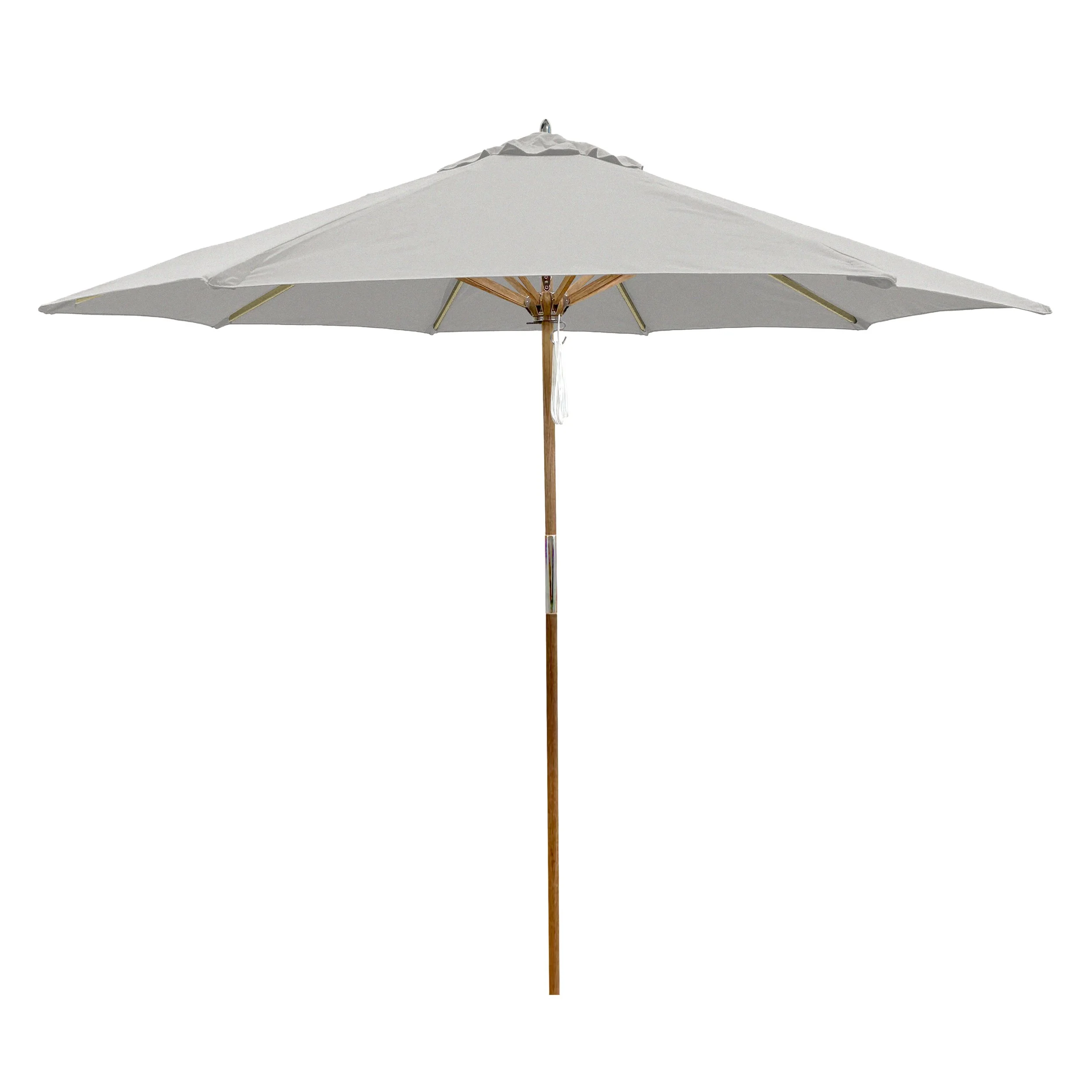 Classic 9' Teak Pulley Umbrella